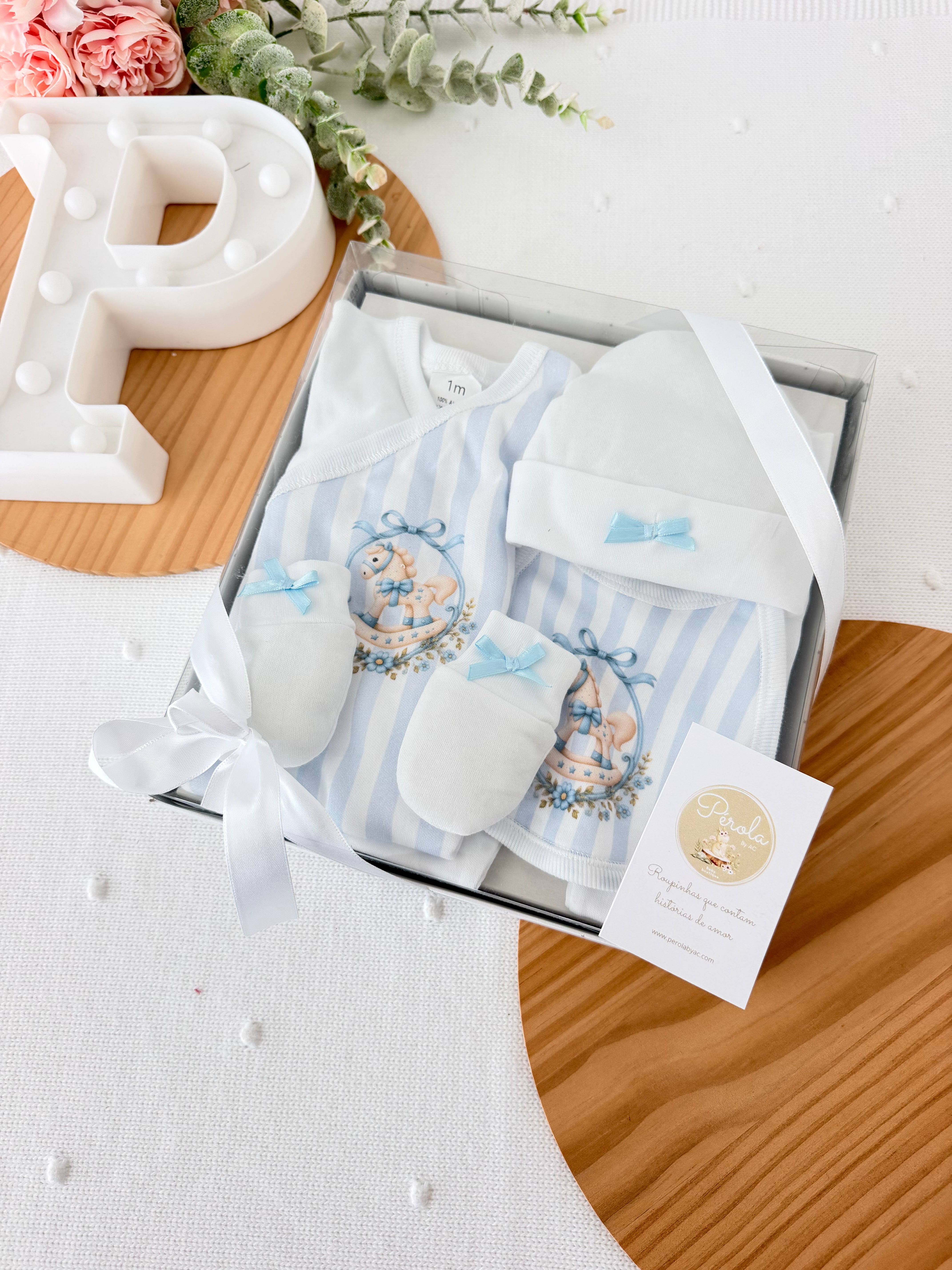 Pack roupa maternidade - tema cavalinho