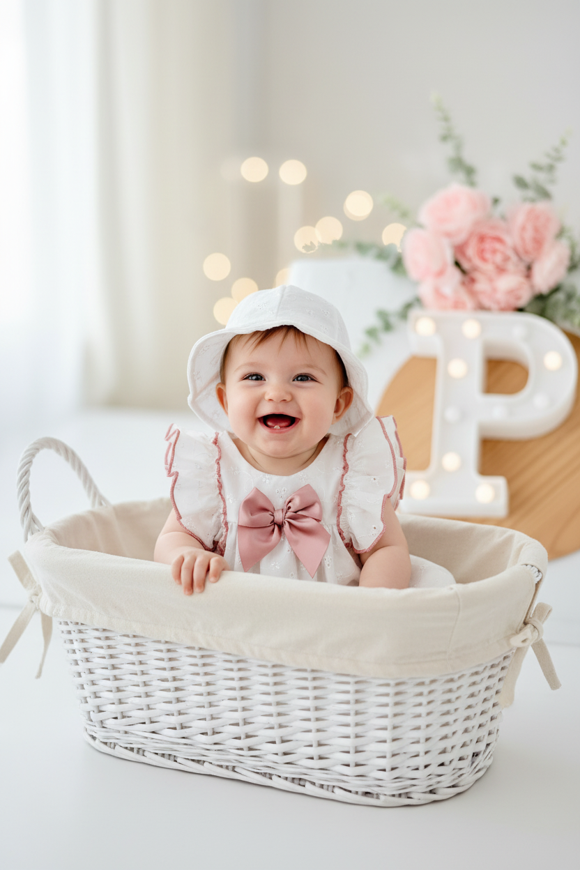 Vestido e chapéu