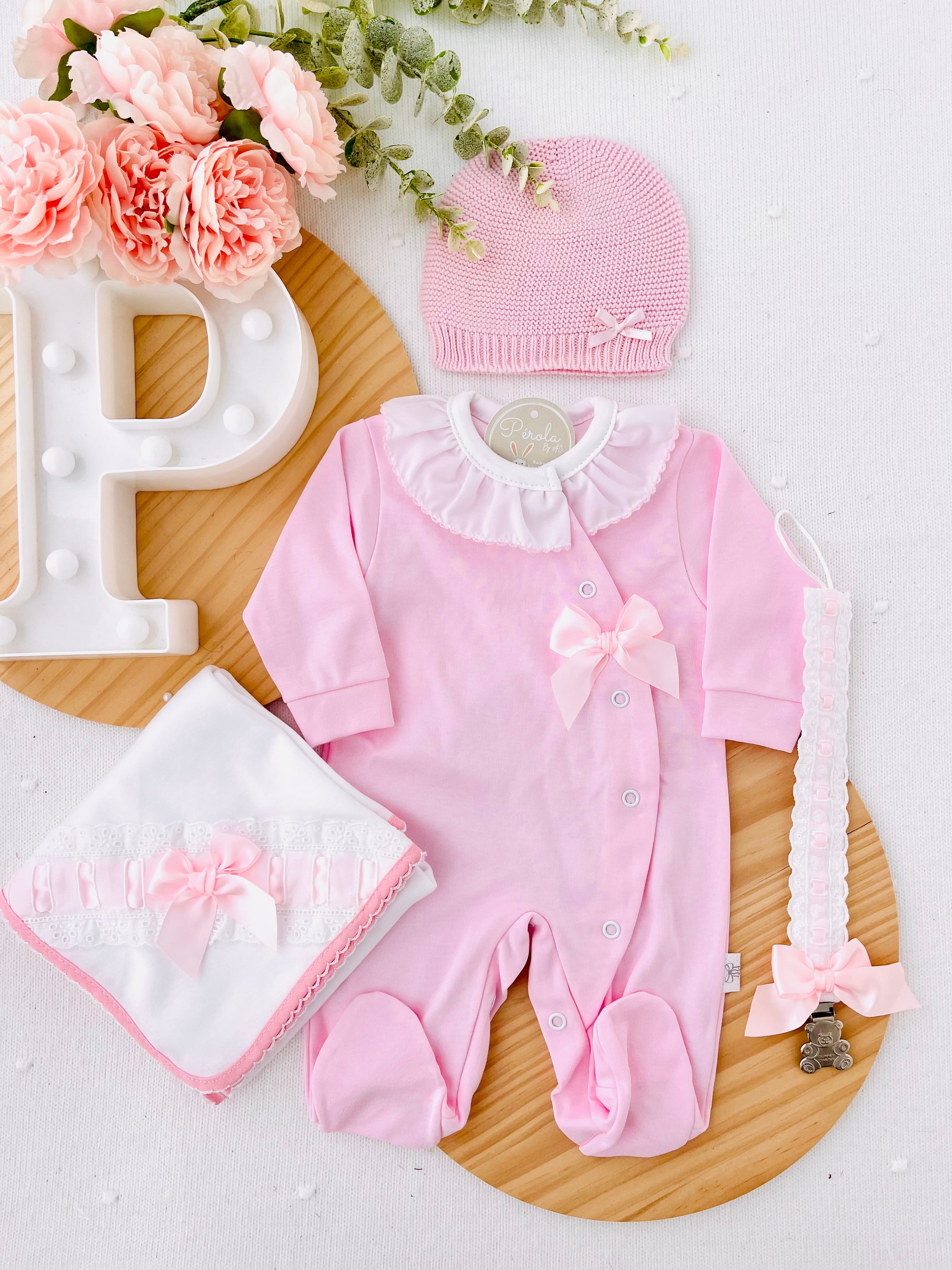 Pack Bebé 4 peças Rosa