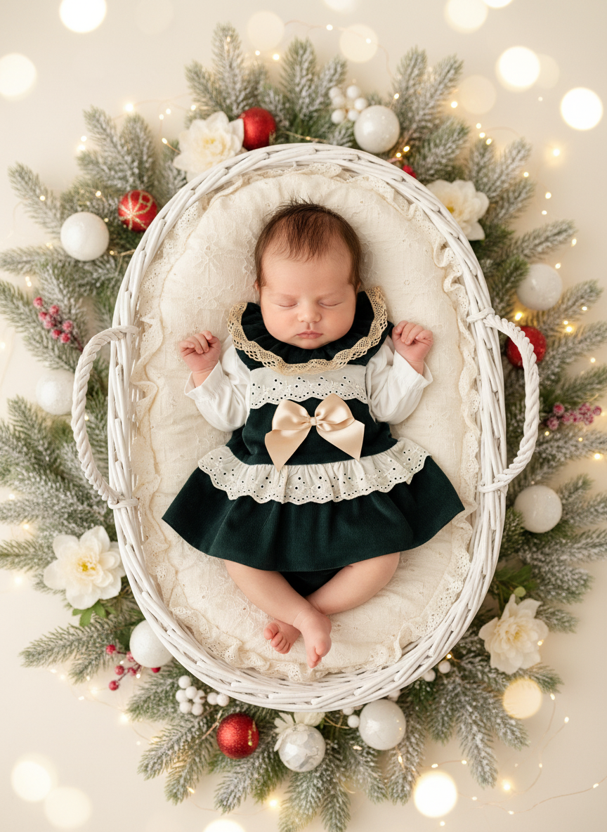 Conjunto Maria: fofo e blusa bombazina verde