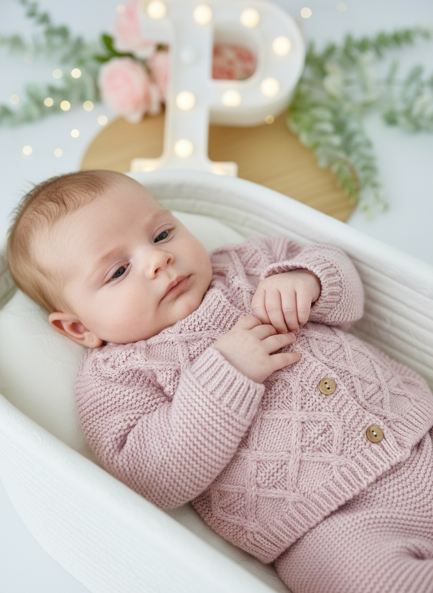 Conjunto casaco, calças e gorro- Outono/Inverno 1/3M 3/6M