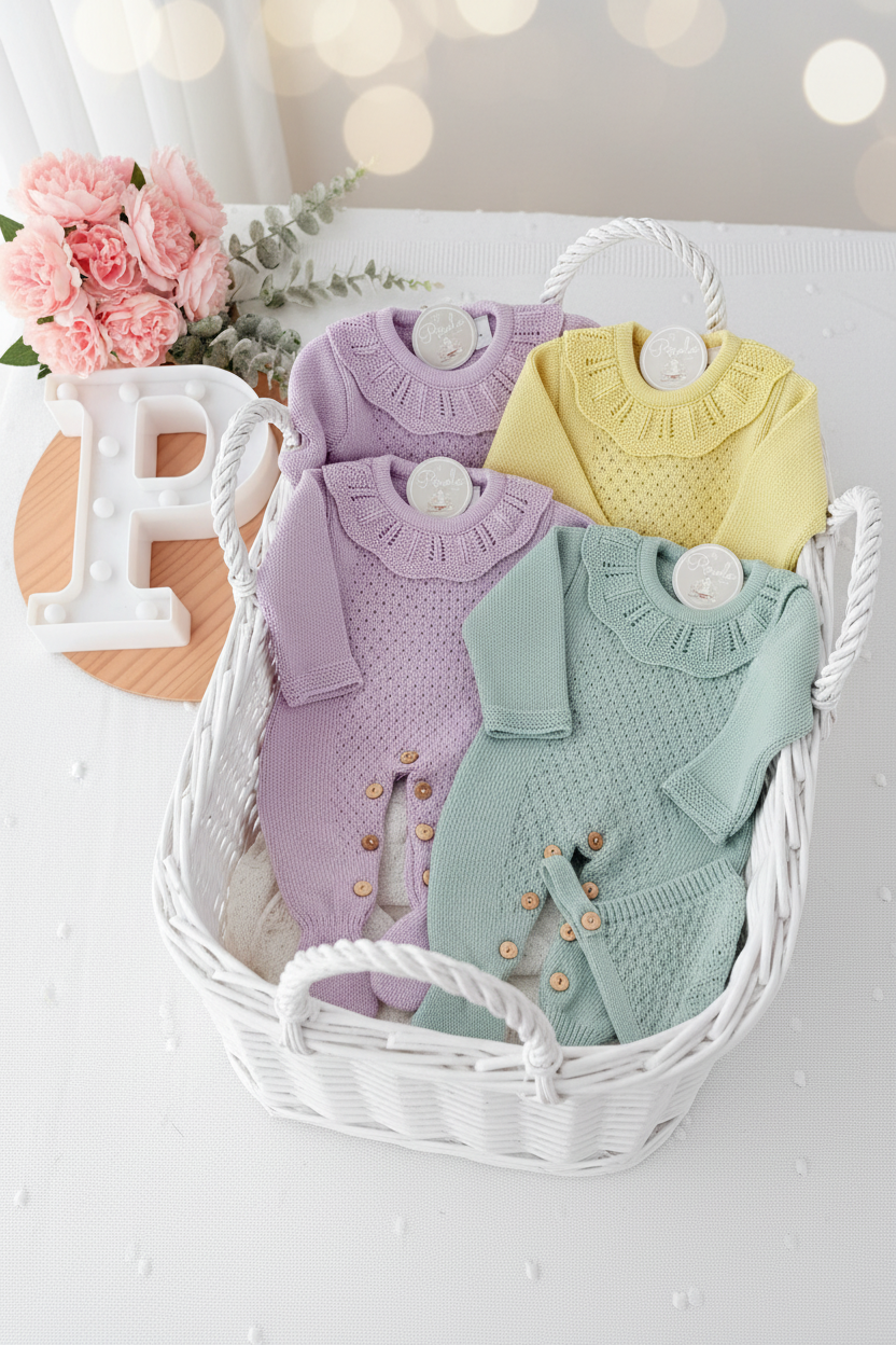 Conjunto Baby love: Babygrow e touca recém nascido