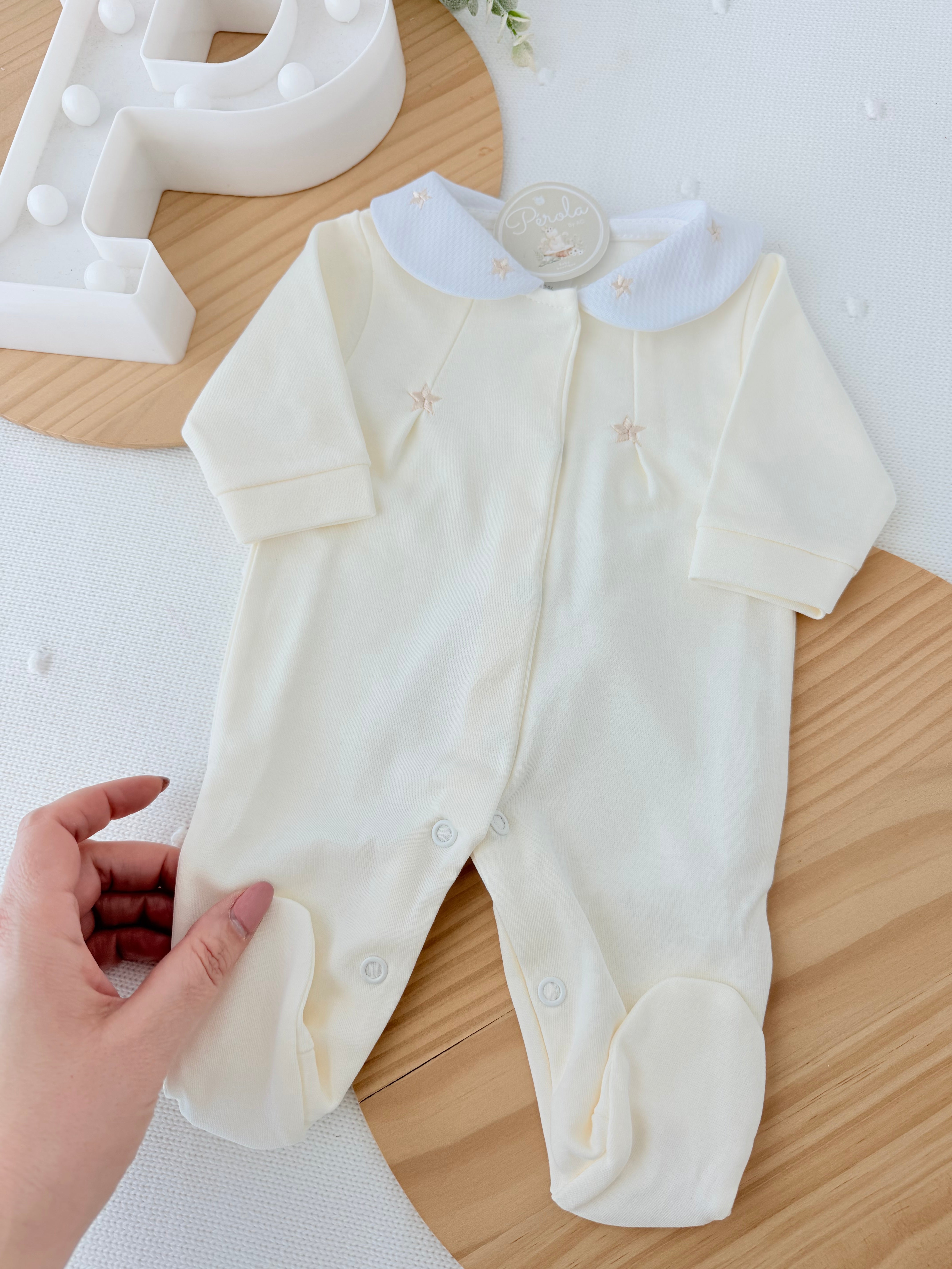 Babygrow estrelas algodão