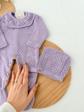 Conjunto Baby love: Babygrow e touca recém nascido