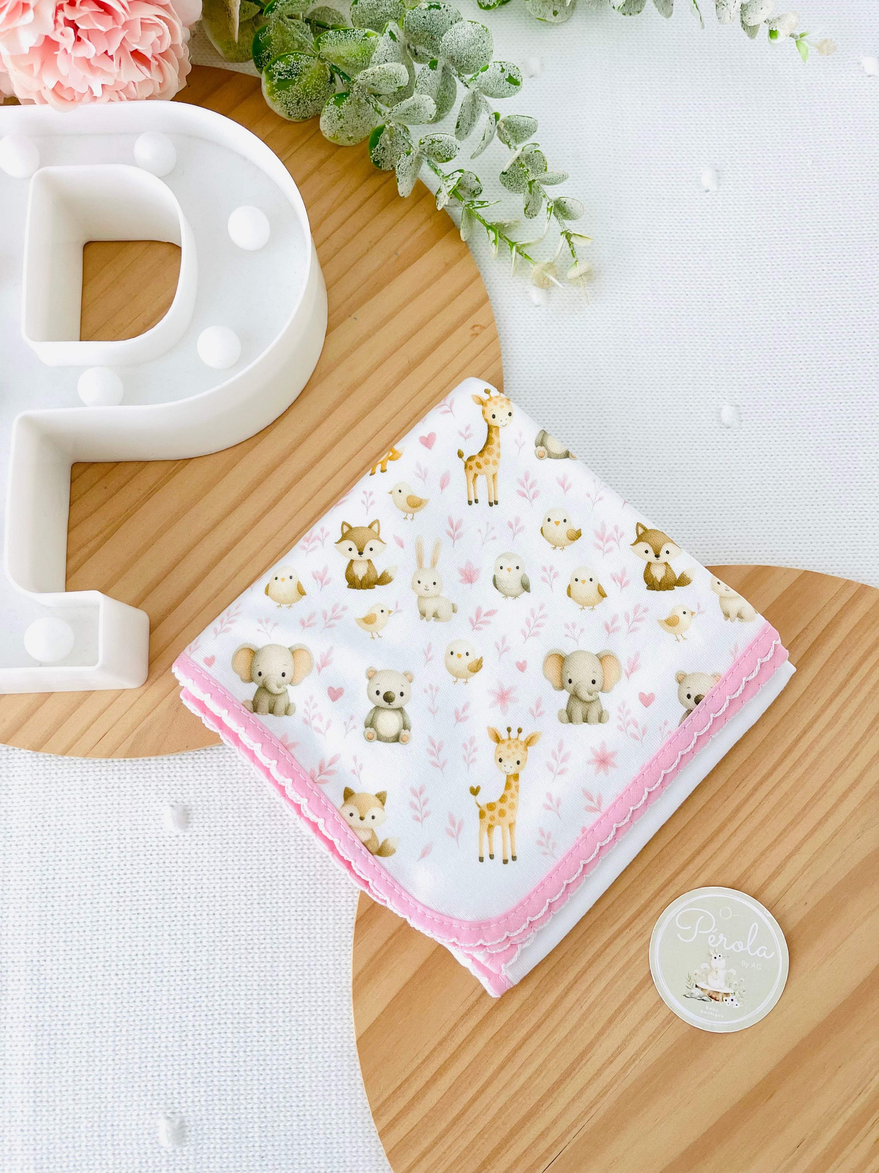 Fralda tema animais amorosos