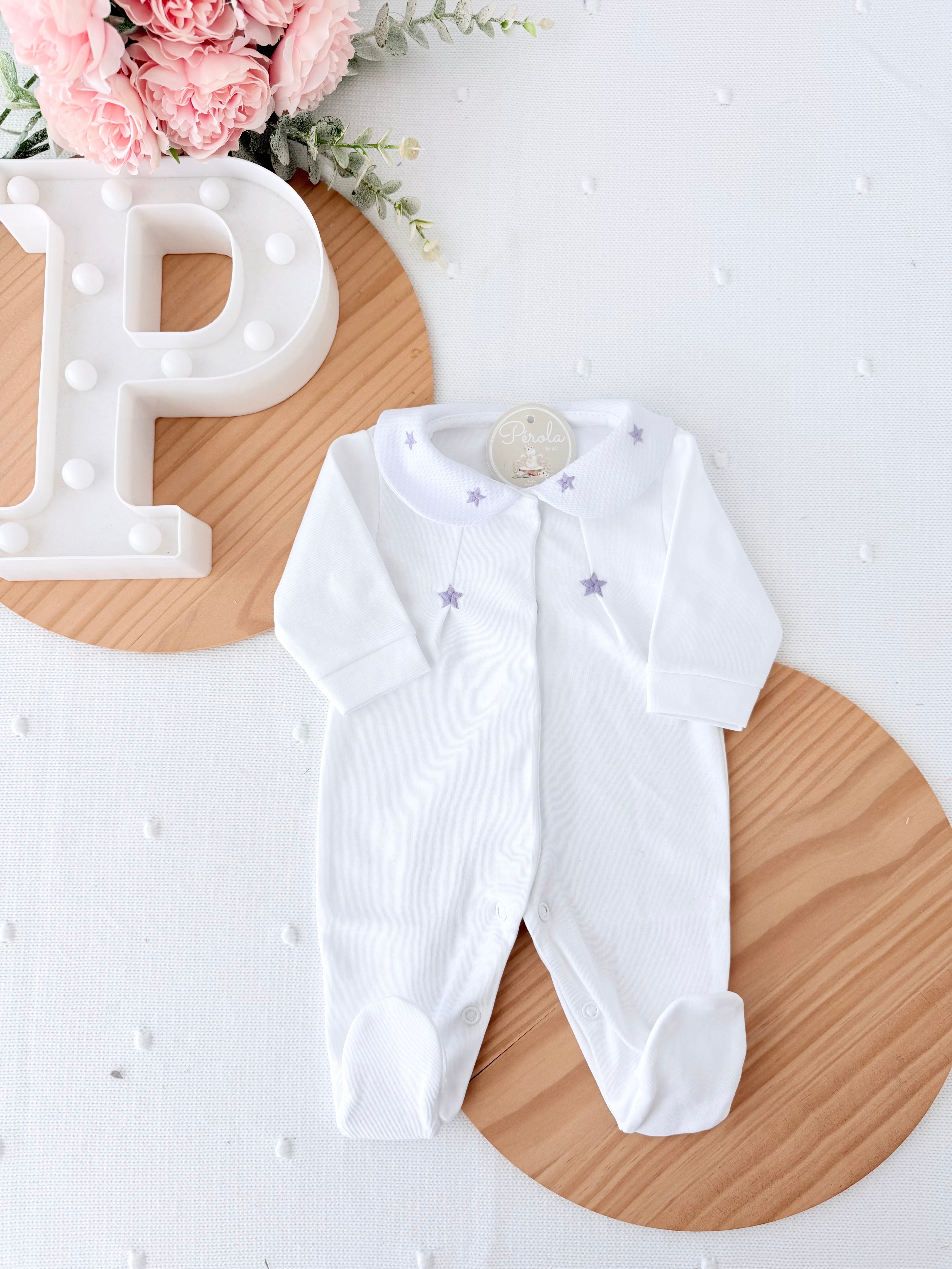 Babygrow estrelas algodão