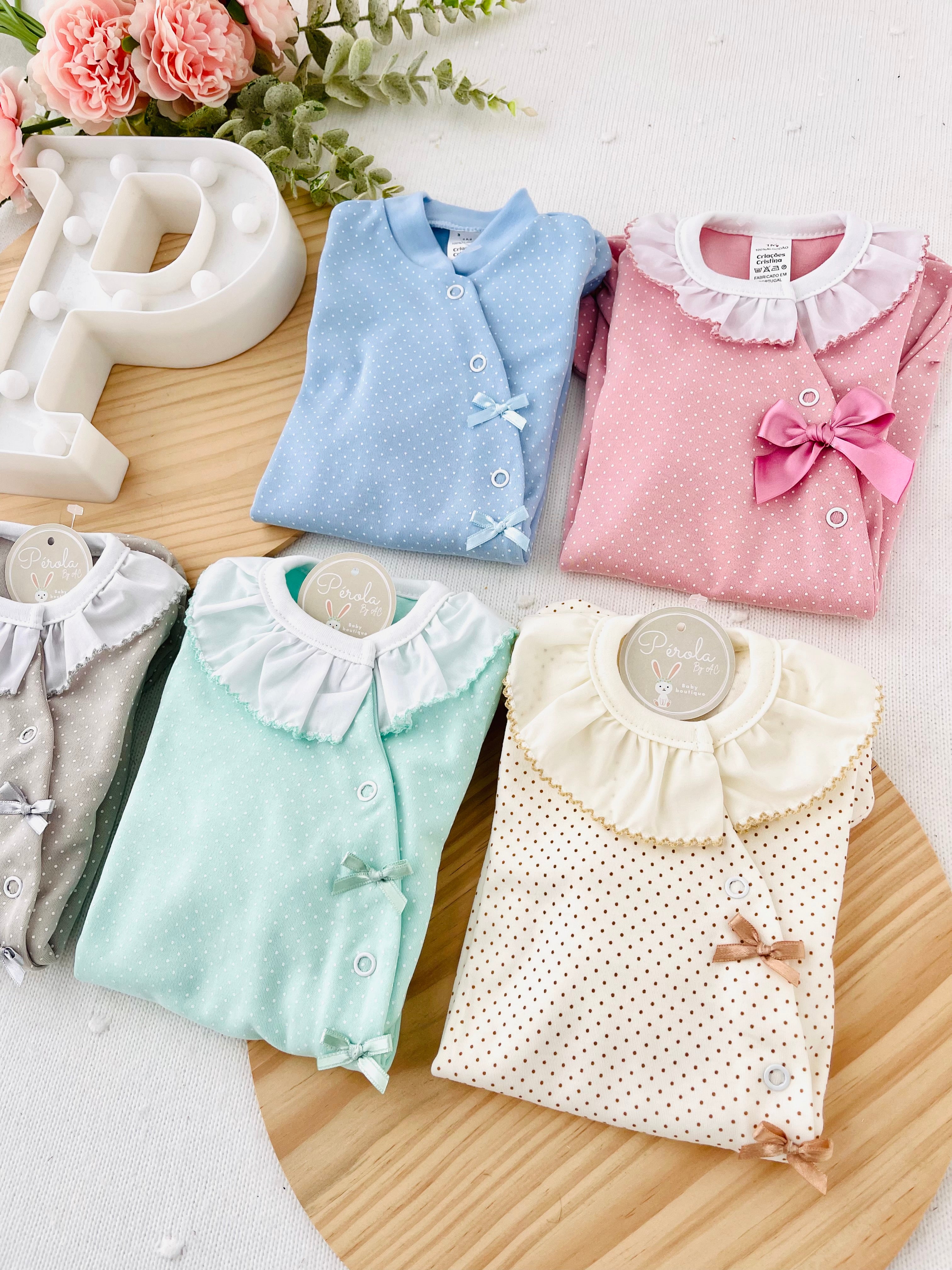 Babygrow pintinhas ALGODÃO