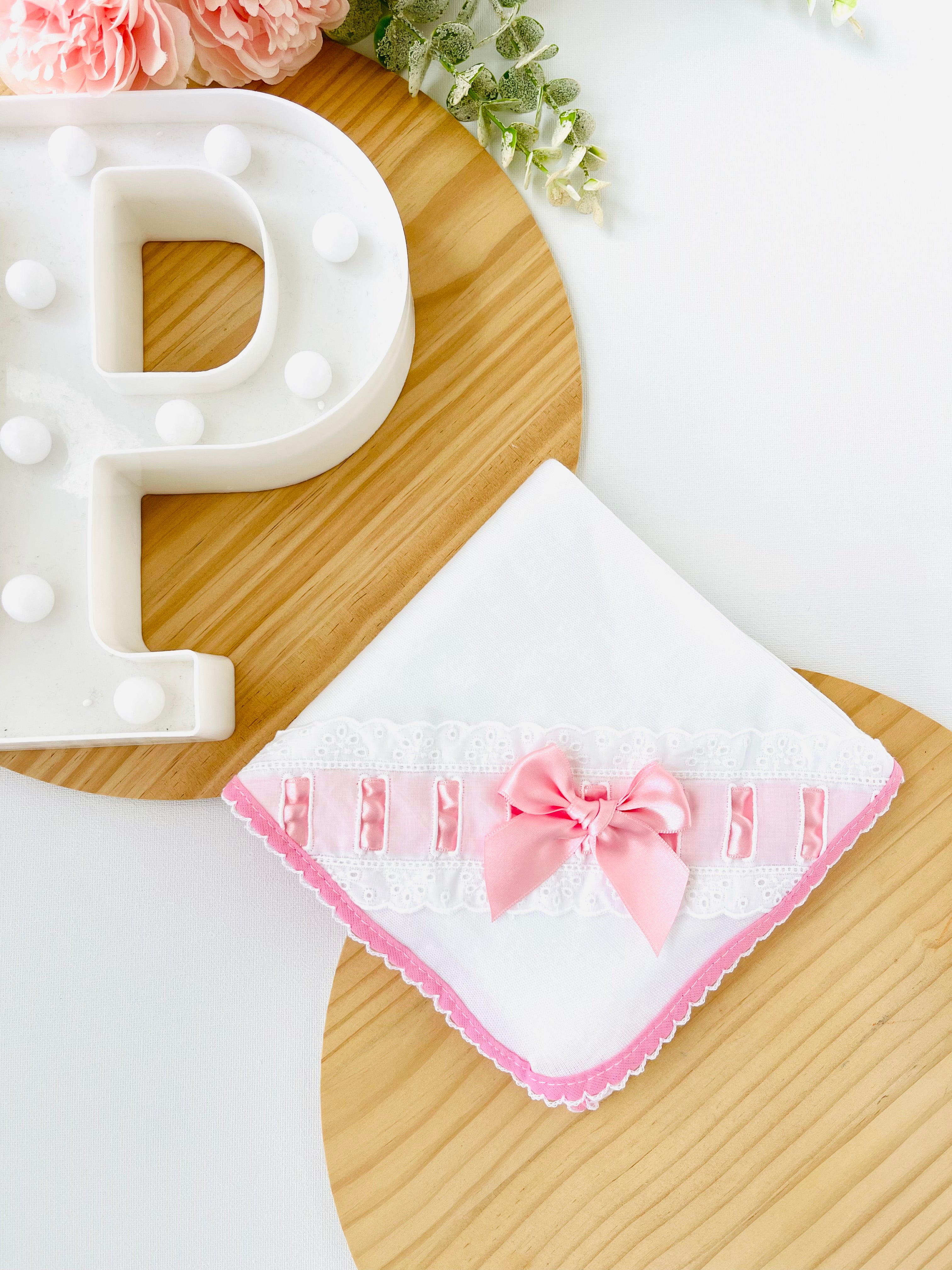 Fralda bordado inglês