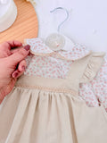 Conjunto Carmo: vestido, tapa fraldas e blusa