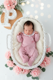 Babygrow pintinhas veludo com golinha