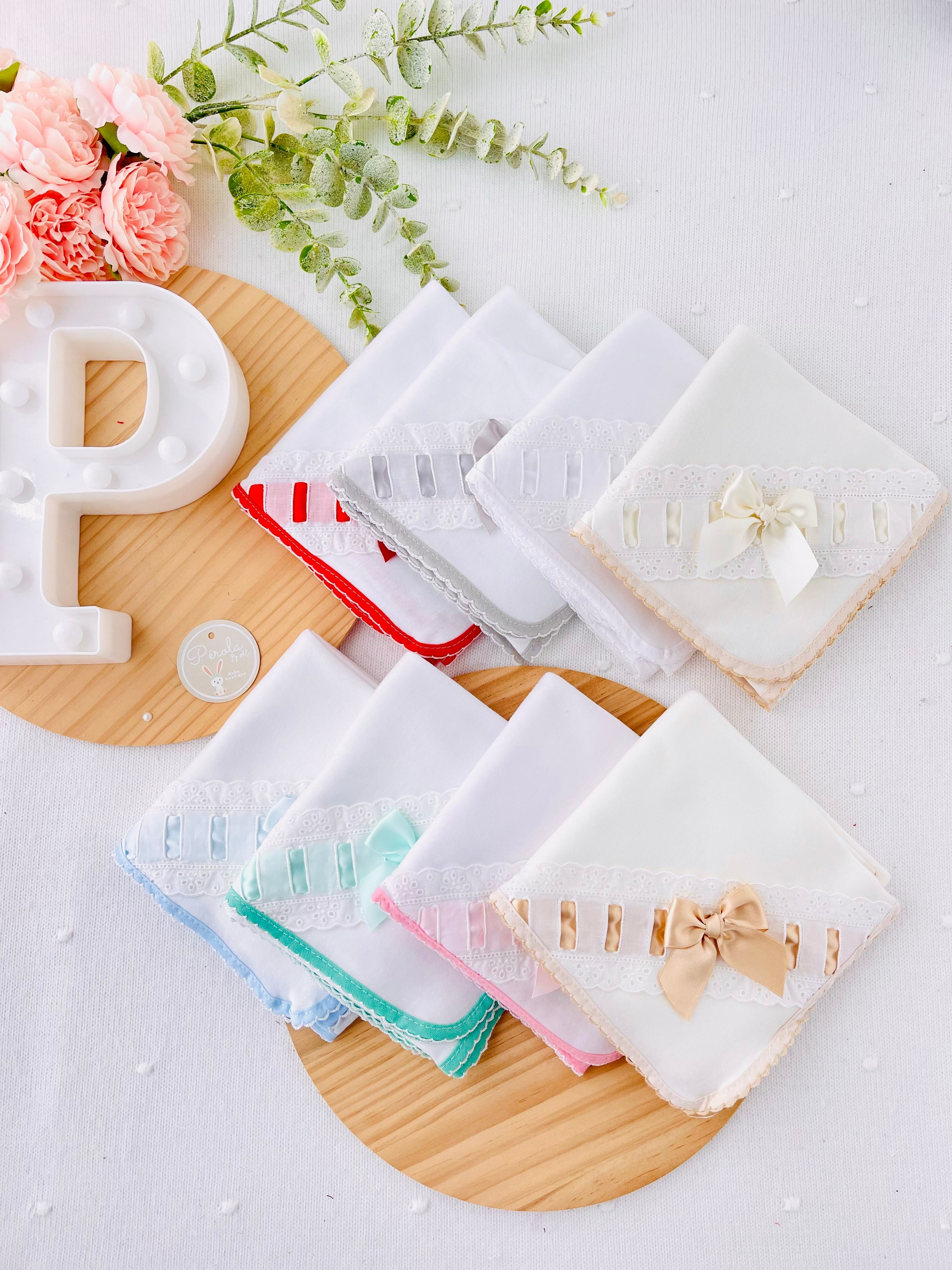 Fralda bordado inglês