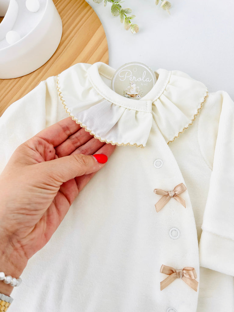 Babygrow veludo