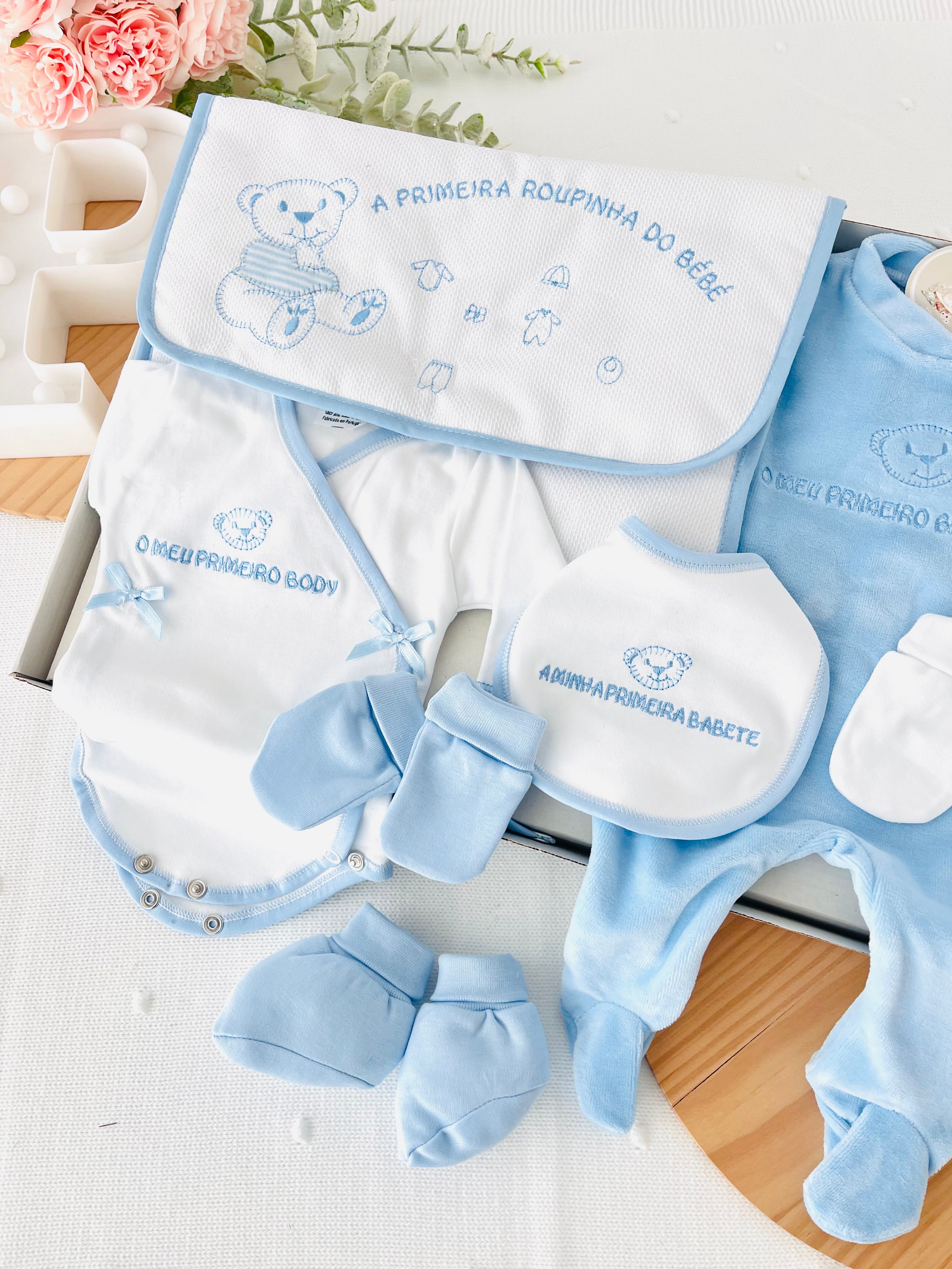 Conjunto primeira roupinha VELUDO