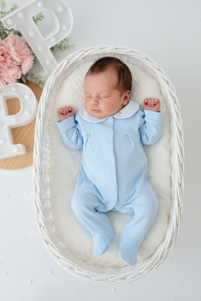 Babygrow estrelas algodão