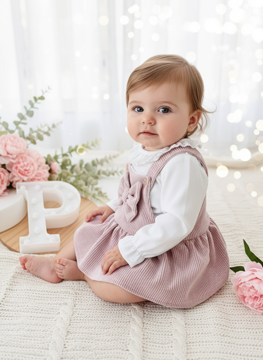Conjunto rosa: fofo e blusa