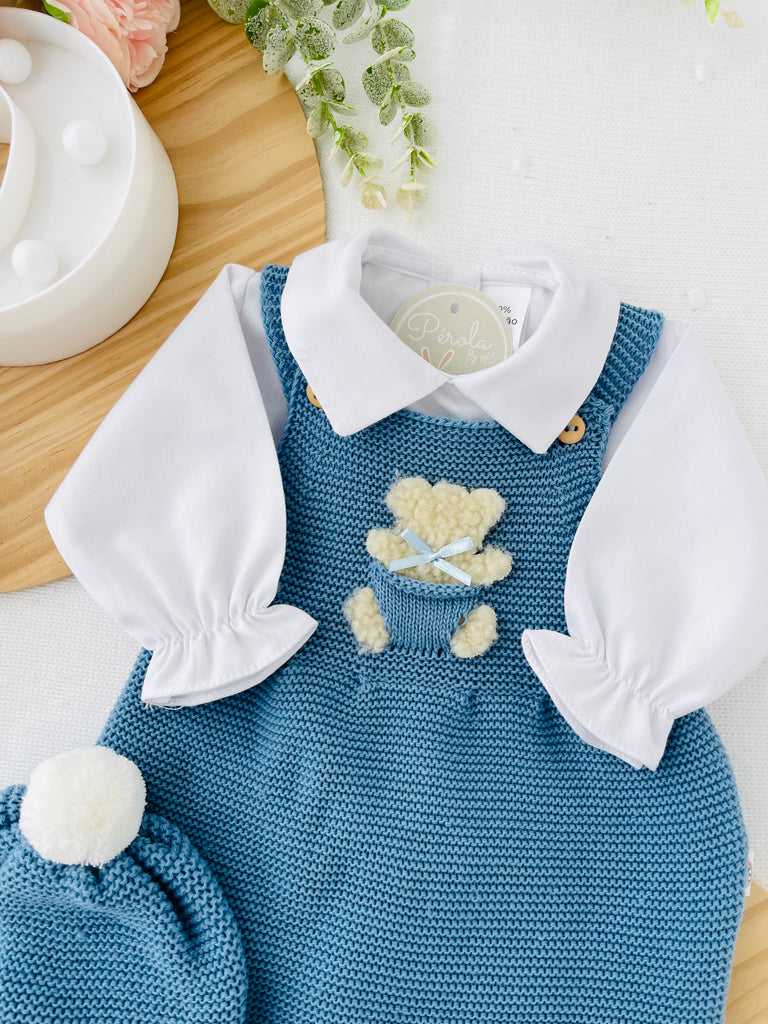 Saída de maternidade ursinho com camisa