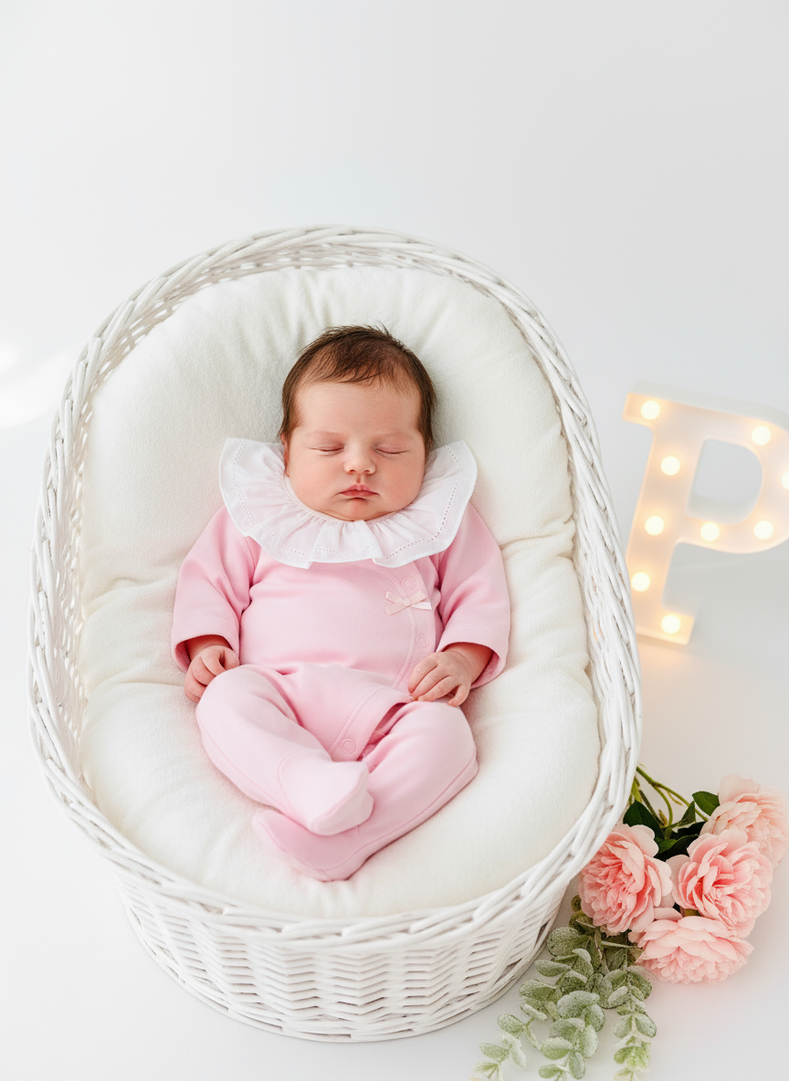 Babygrow carinho em ALGODÃO com golinha grande