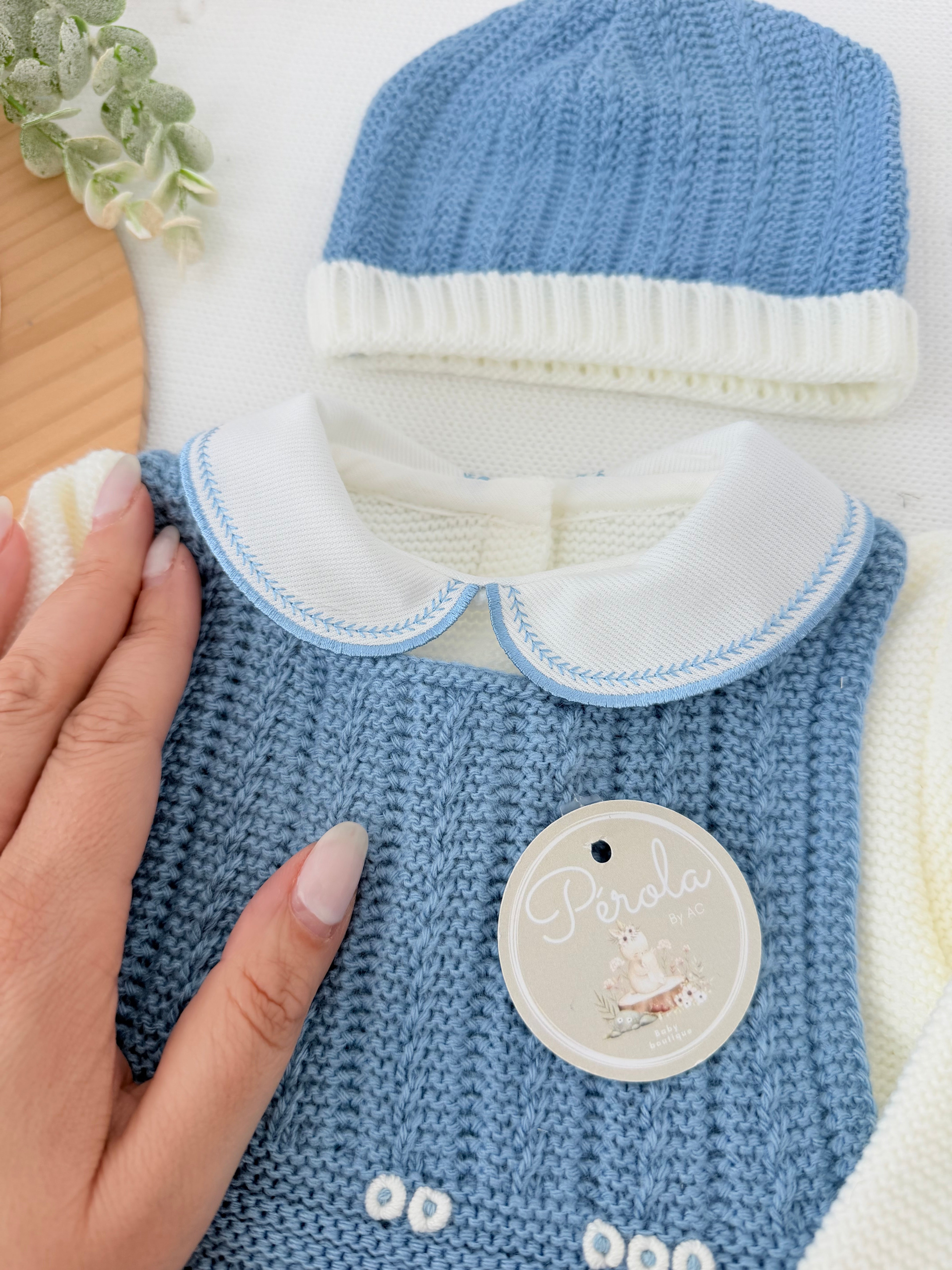 Fofo, camisola e gorro Outono Inverno 3M