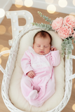 Babygrow veludo renda