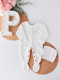Conjunto Baby love: Babygrow e touca recém nascido