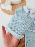 Conjunto azul 100% algodão
