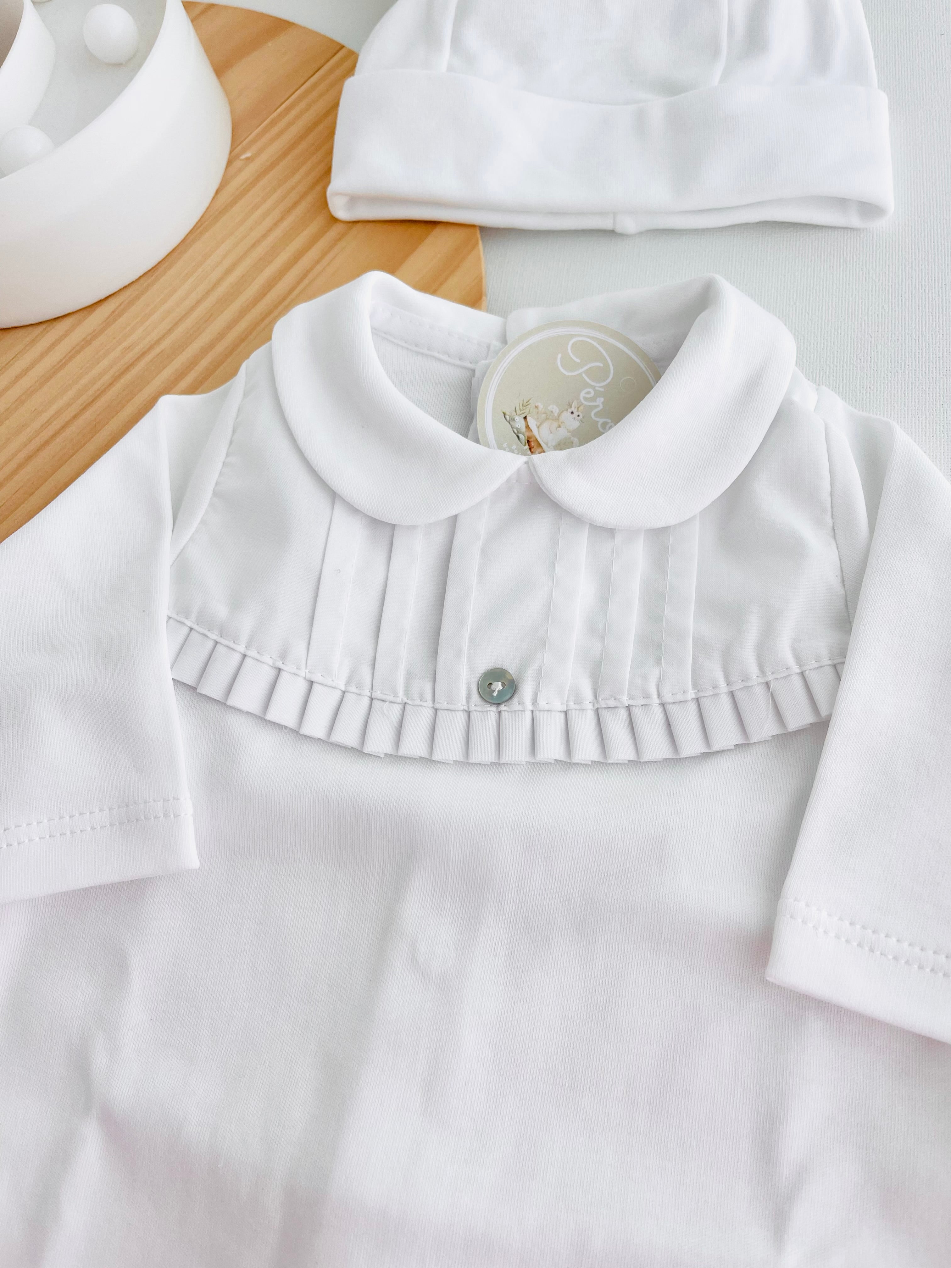 Babygrow algodão gola Peter Pan