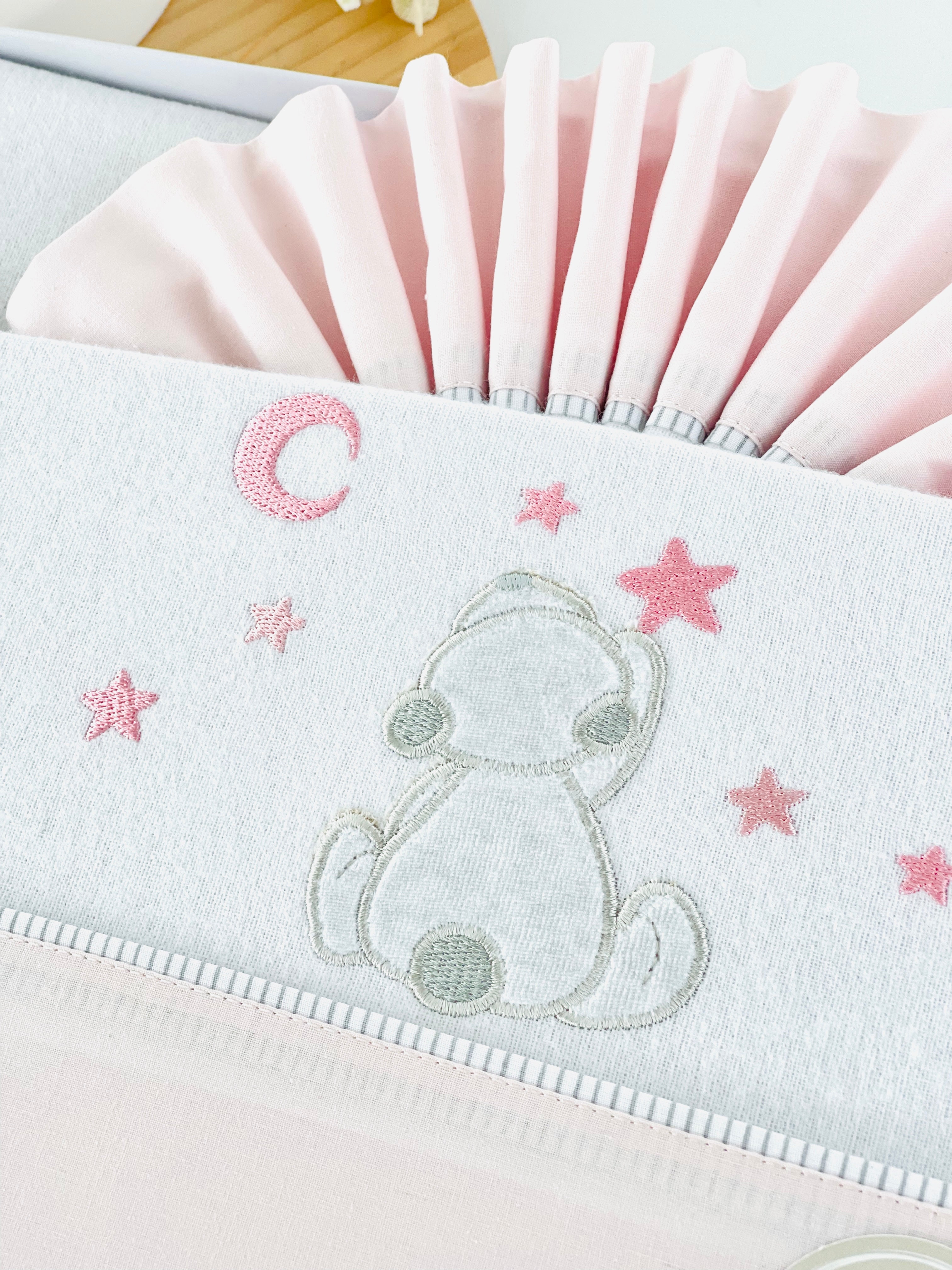 Lençóis flanela cama de grades- ursinhos