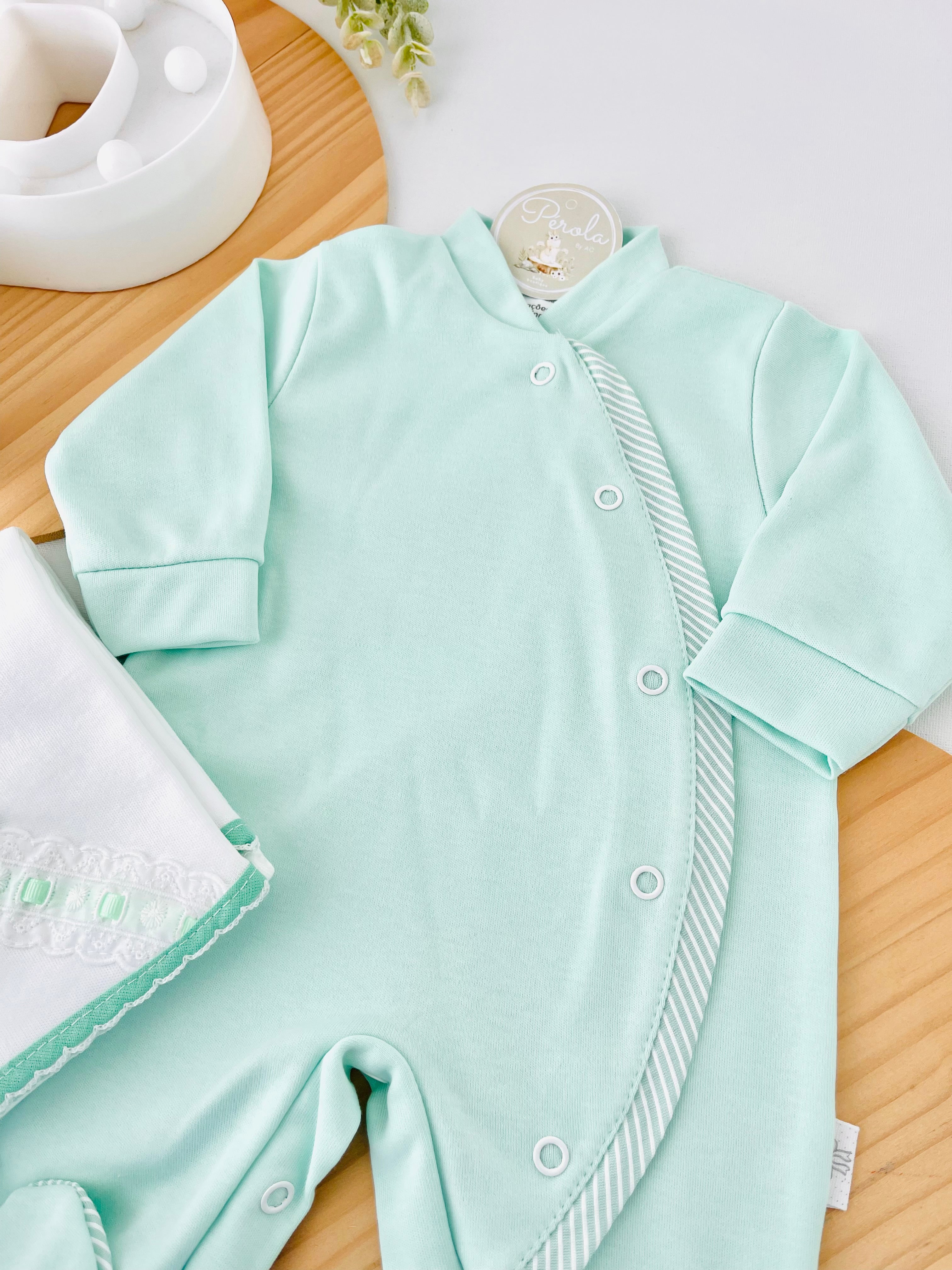 Babygrow menino em algodão