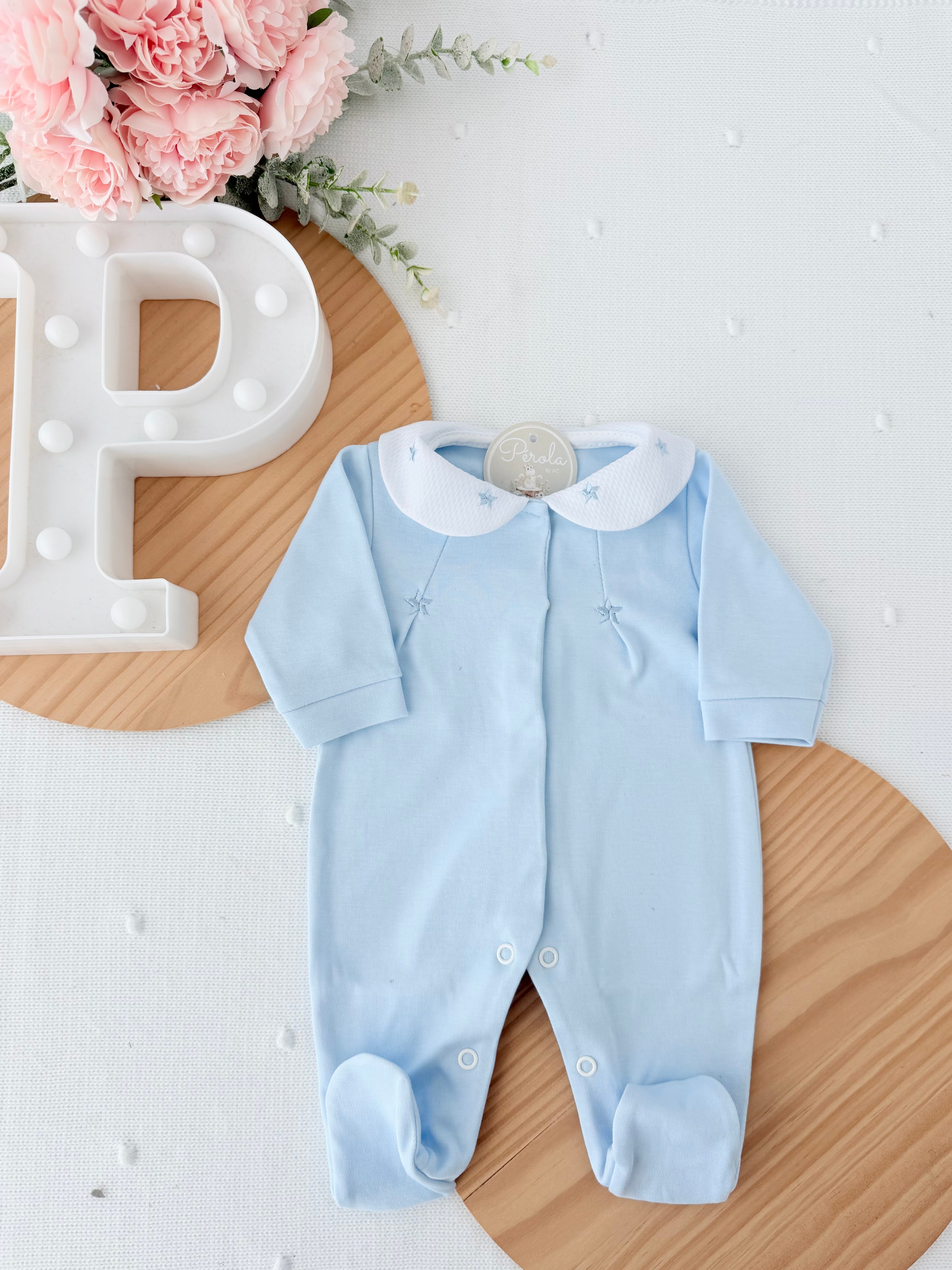 Babygrow estrelas algodão