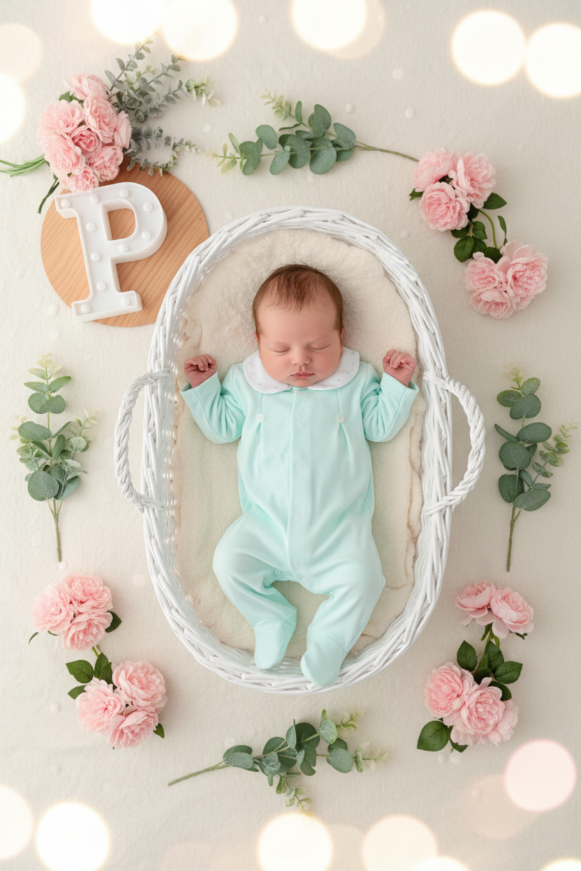 Babygrow bolinha em algodão