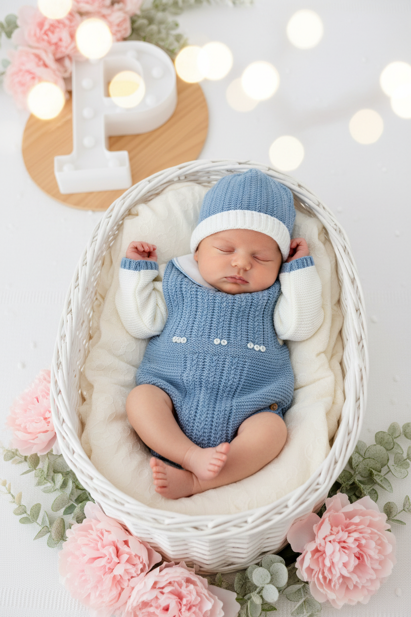 Fofo, camisola e gorro Outono Inverno 3M
