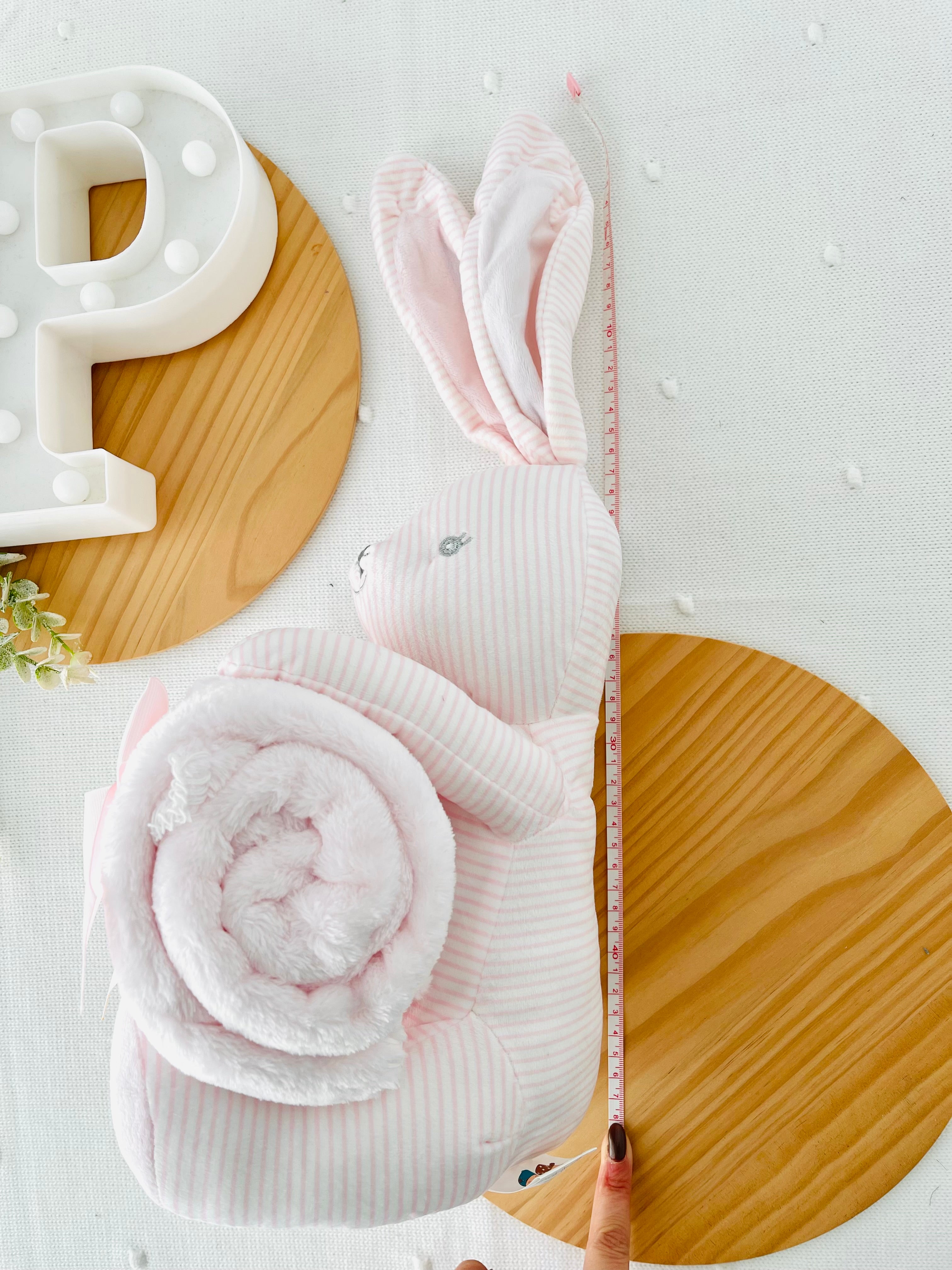 Peluche Coelho e manta