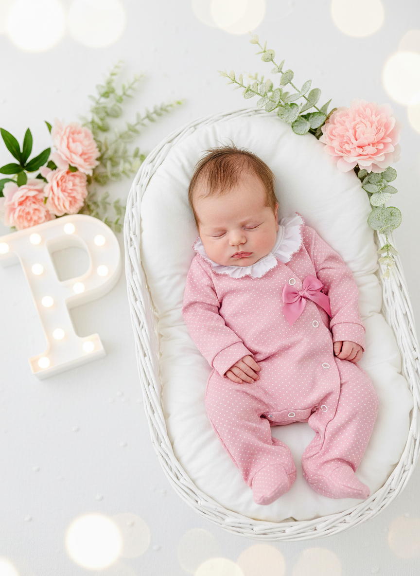 Babygrow pintinhas ALGODÃO