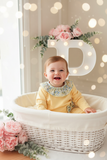 Fato de treino amarelo com golinha 6-18M