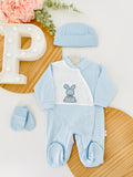 Babygrow coelho algodão