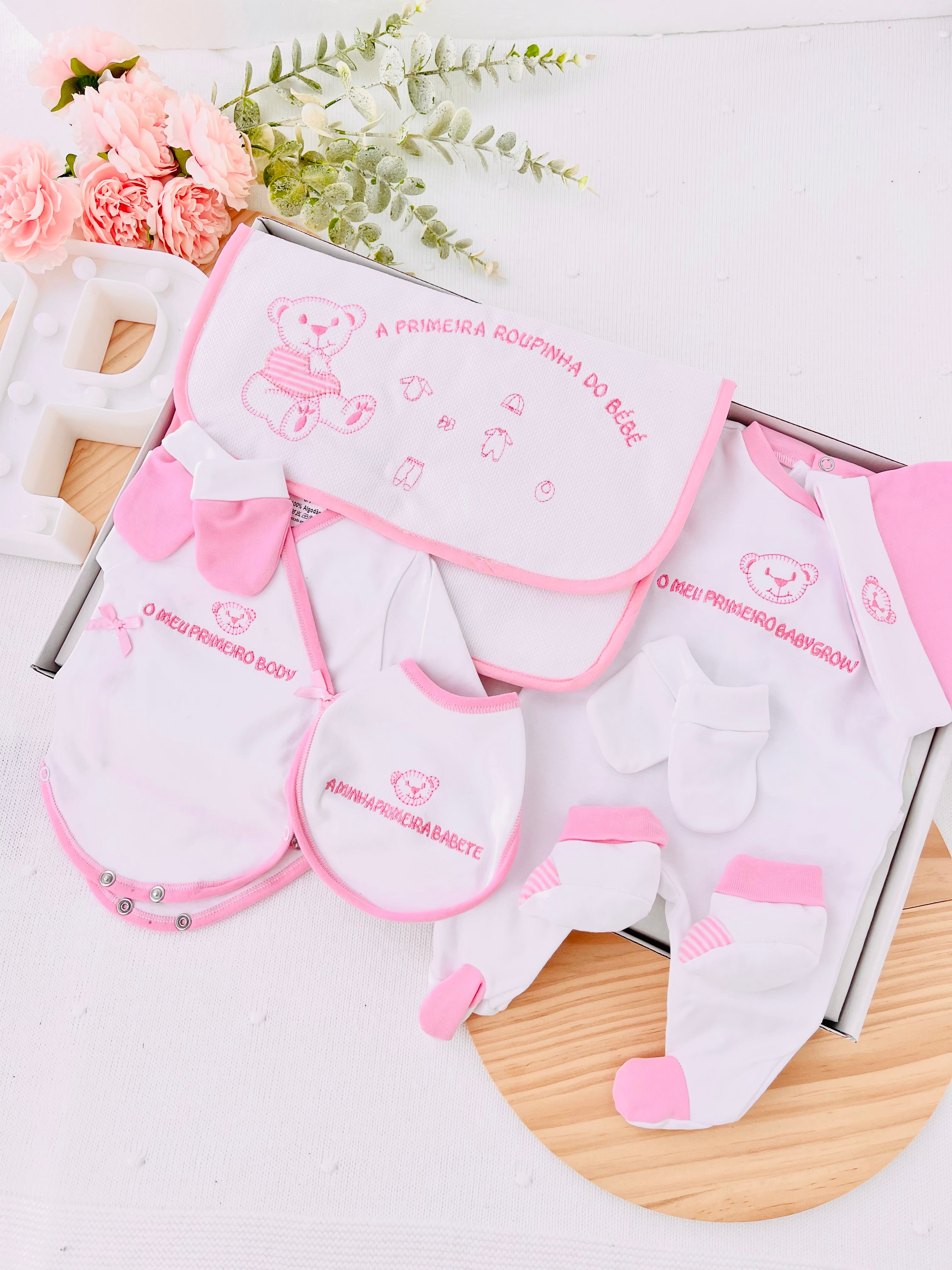 Conjunto primeira roupinha ALGODÃO
