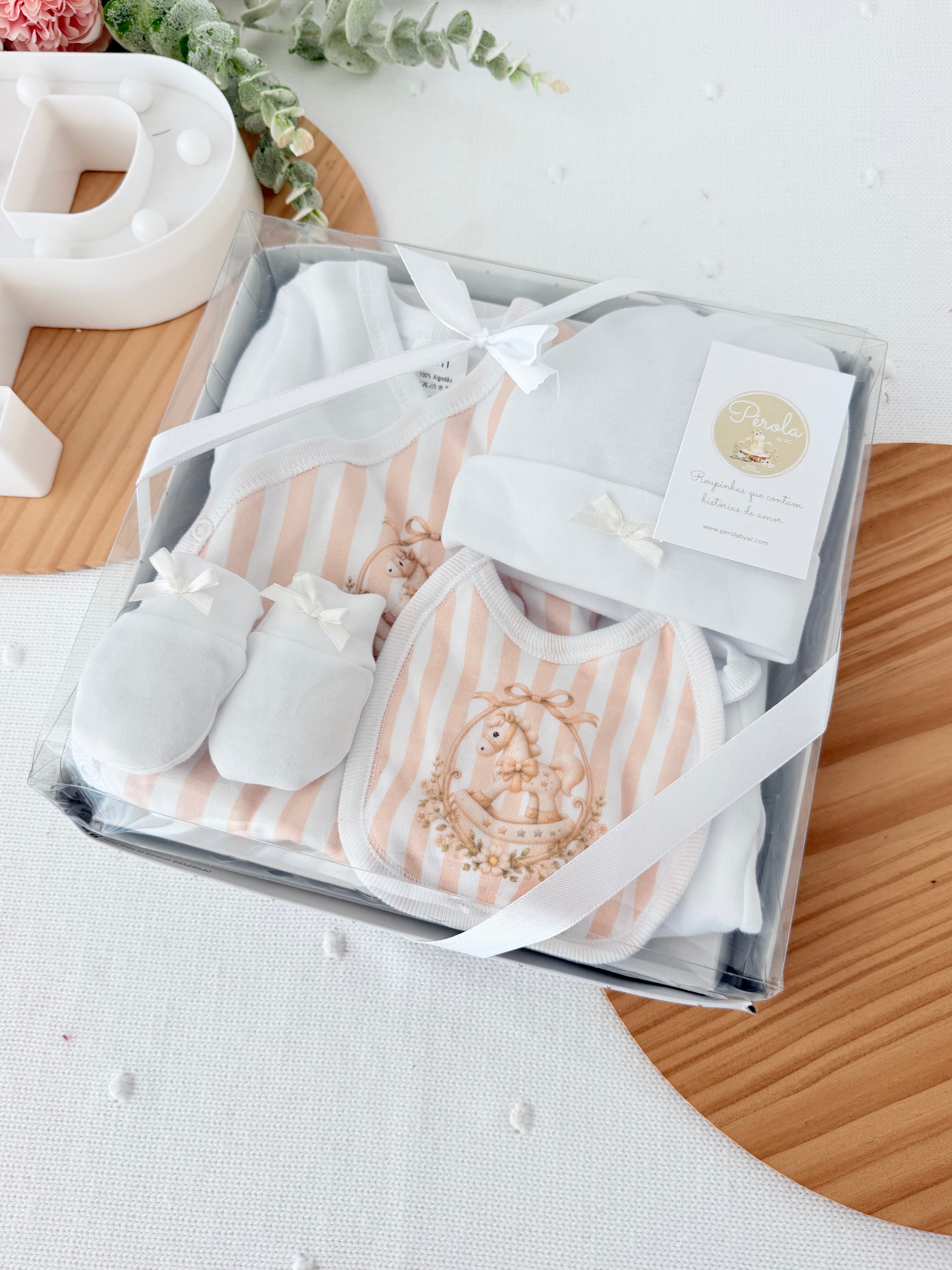 Pack roupa maternidade - tema cavalinho