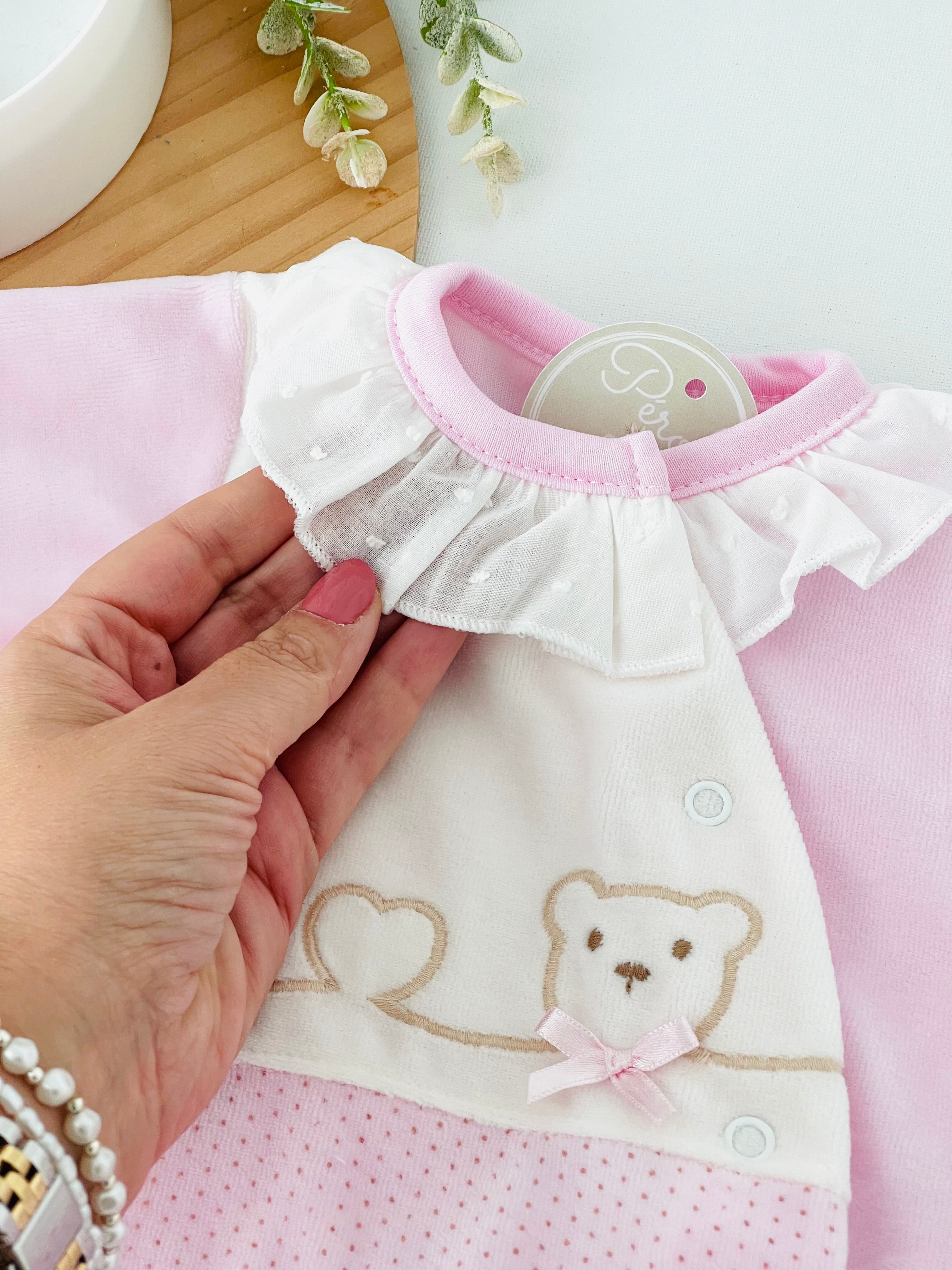 Babygrow linha do Amor em Veludo