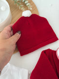 Pack saída de maternidade vermelho com manta
