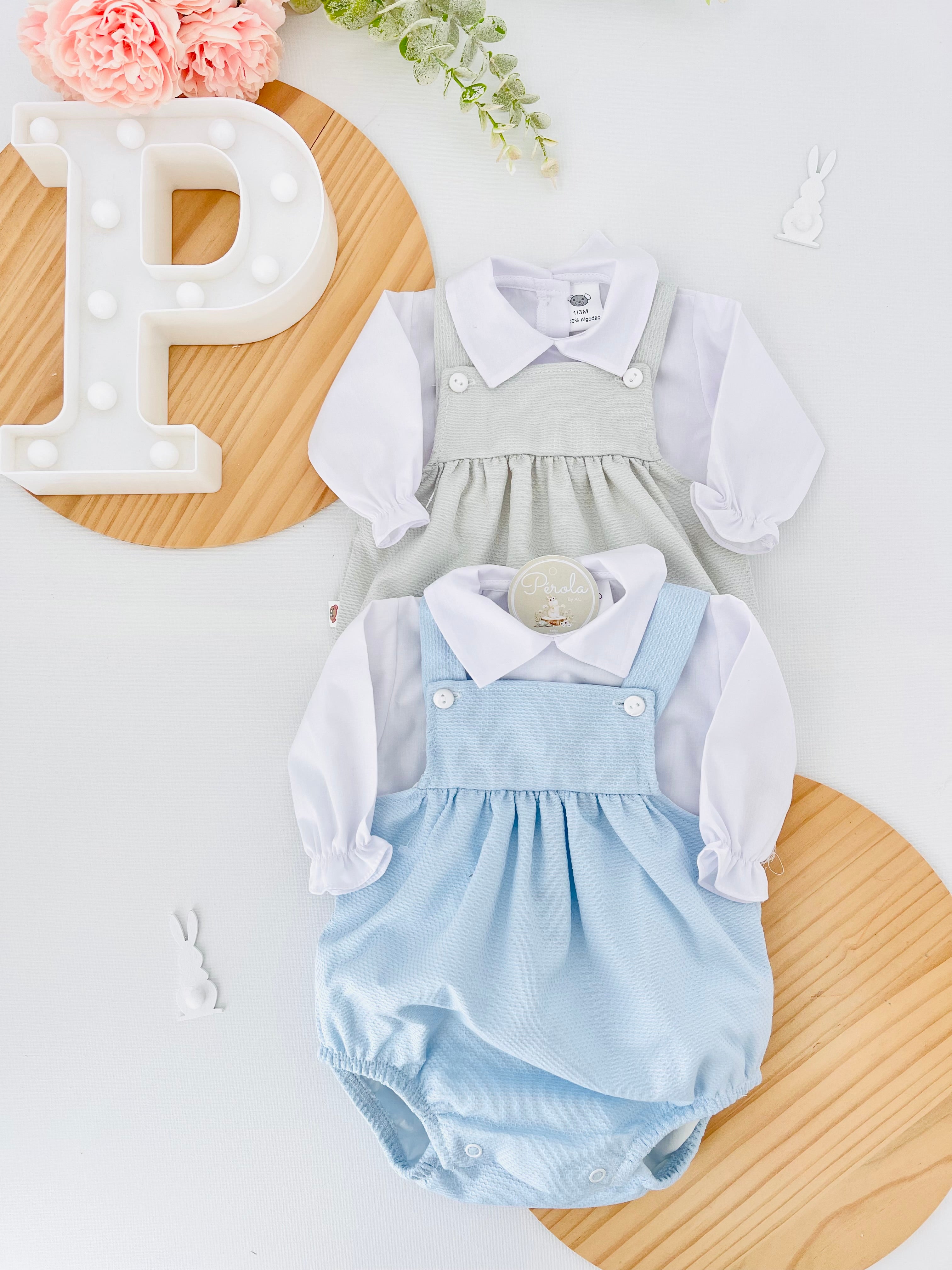 Conjunto: fofo e camisa