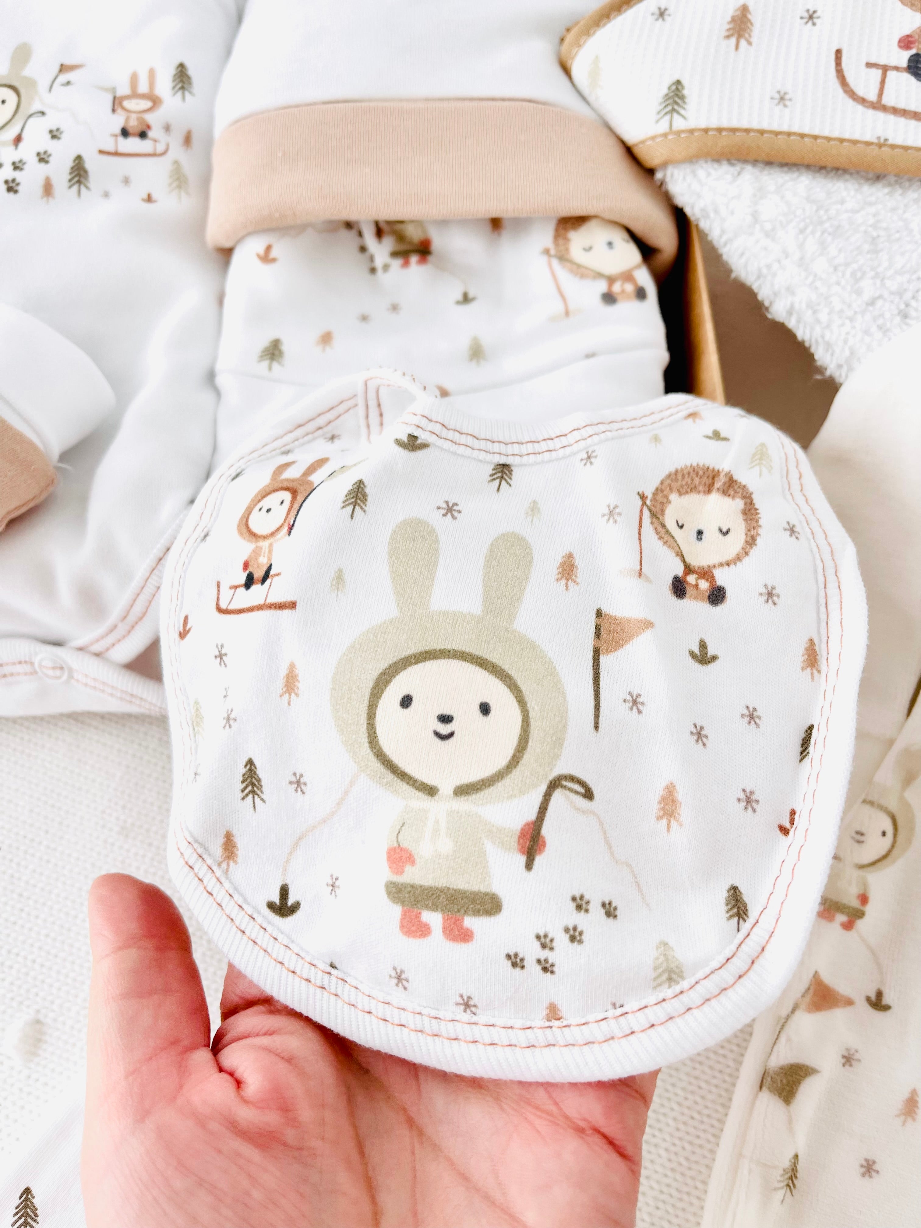 Pack enxoval unissexo: 9 peças - tema Esquimó