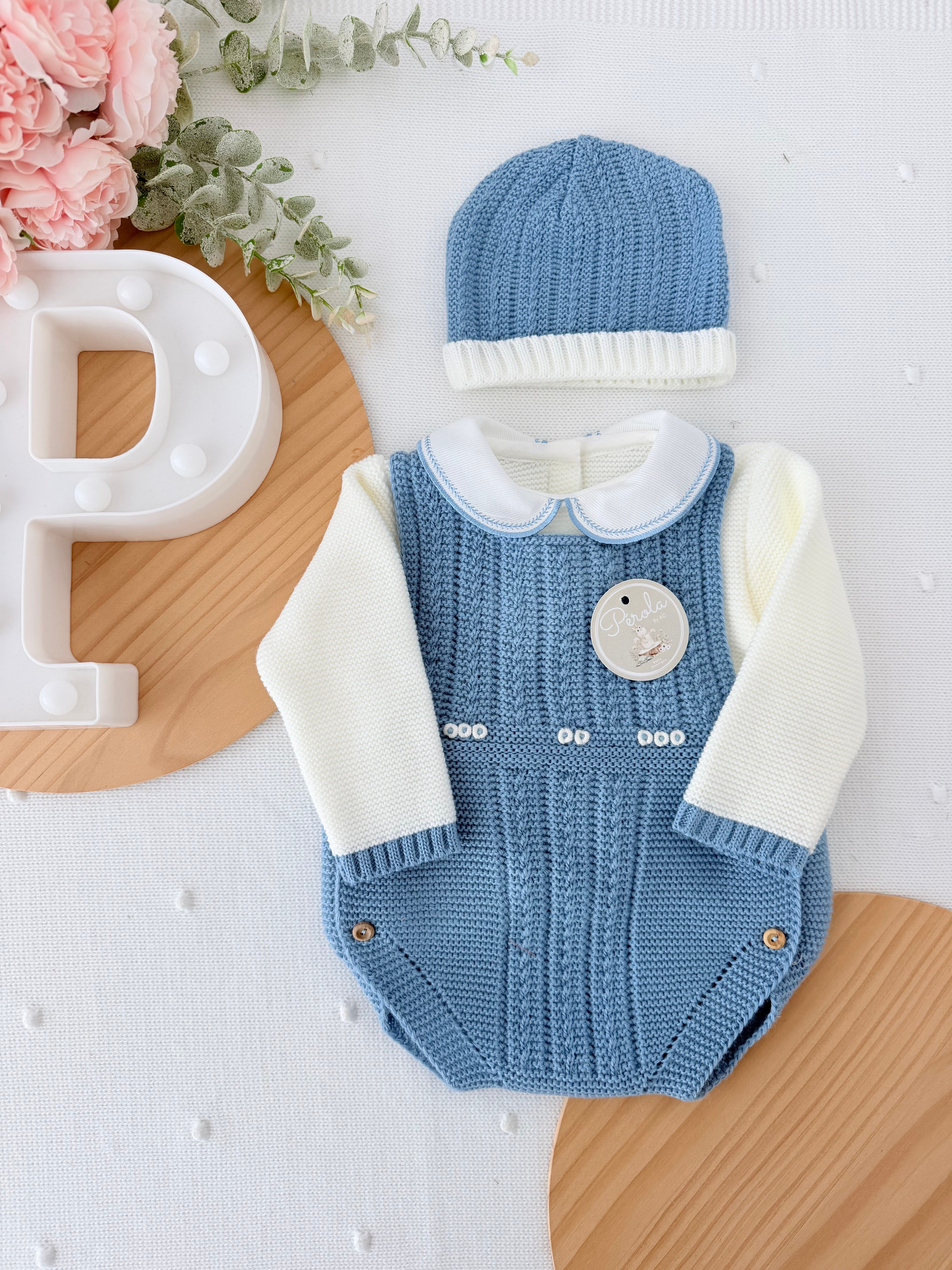 Fofo, camisola e gorro Outono Inverno 3M