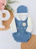 Fofo, camisola e gorro Outono Inverno 3M