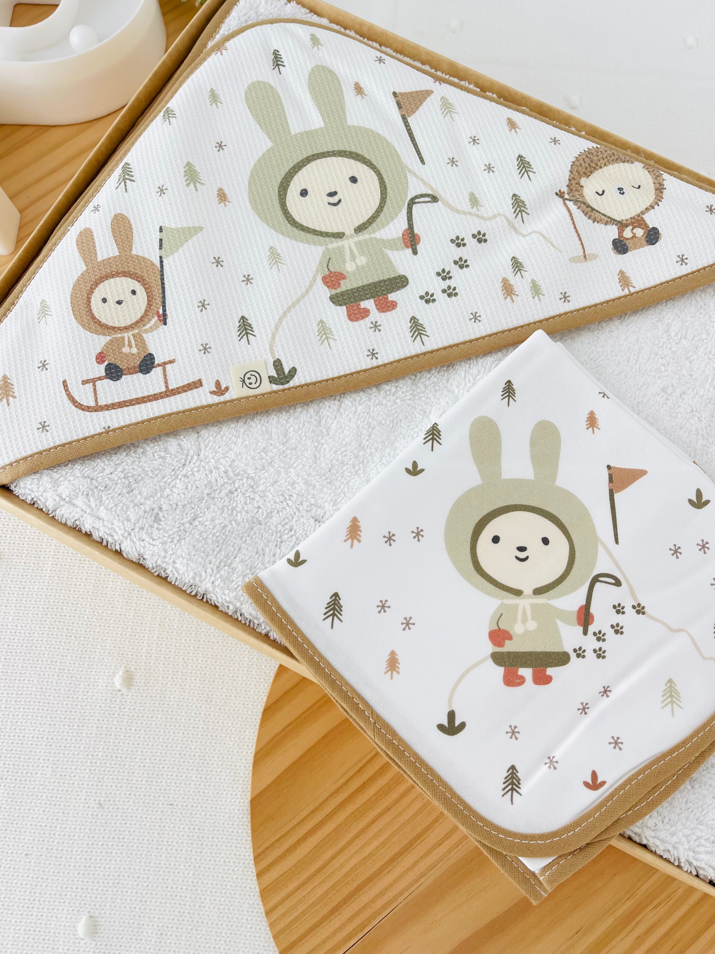 Pack enxoval unissexo: 9 peças - tema Esquimó