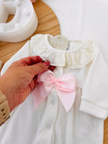 Babygrow elegante de veludo premium