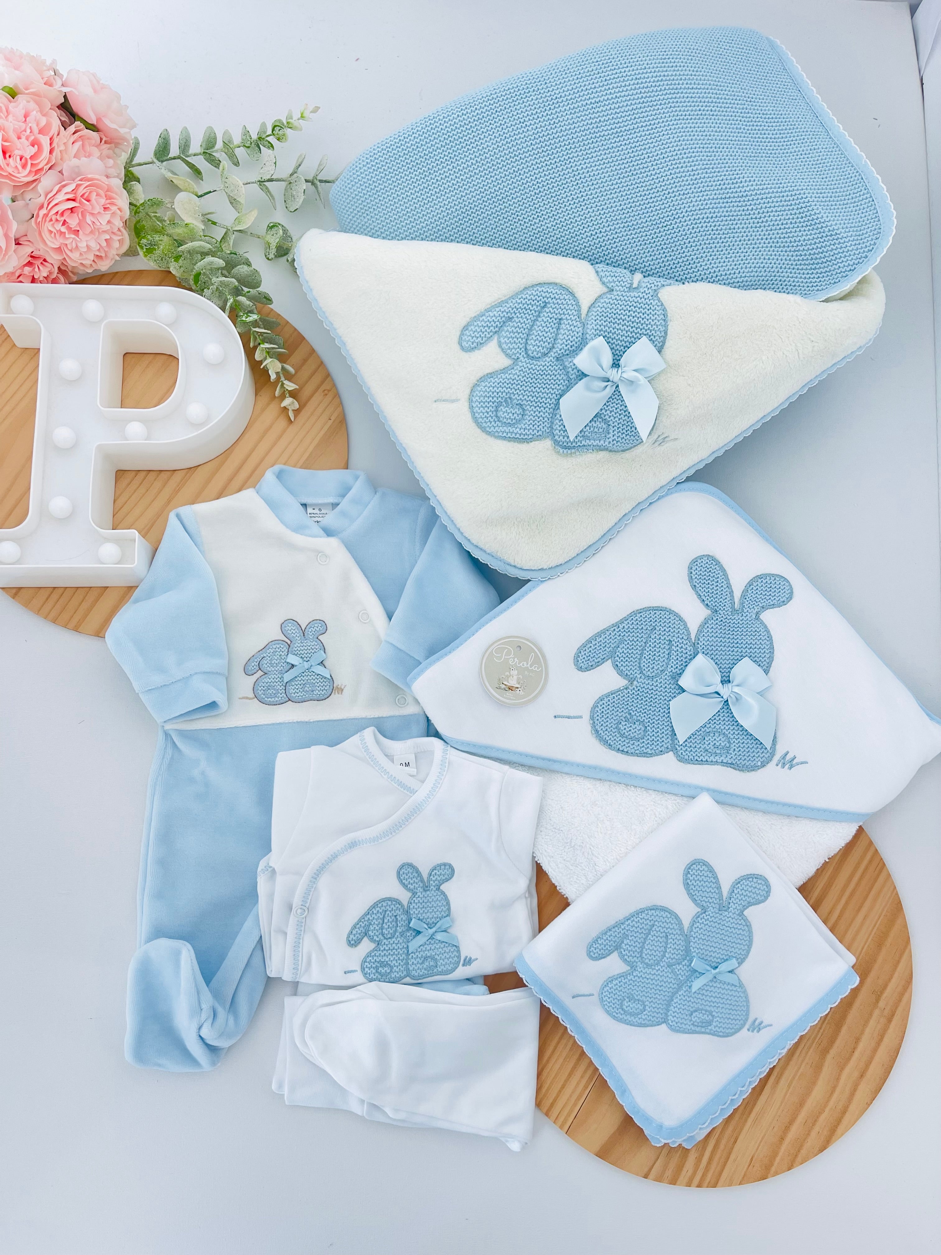 Fralda tema coelhinhos