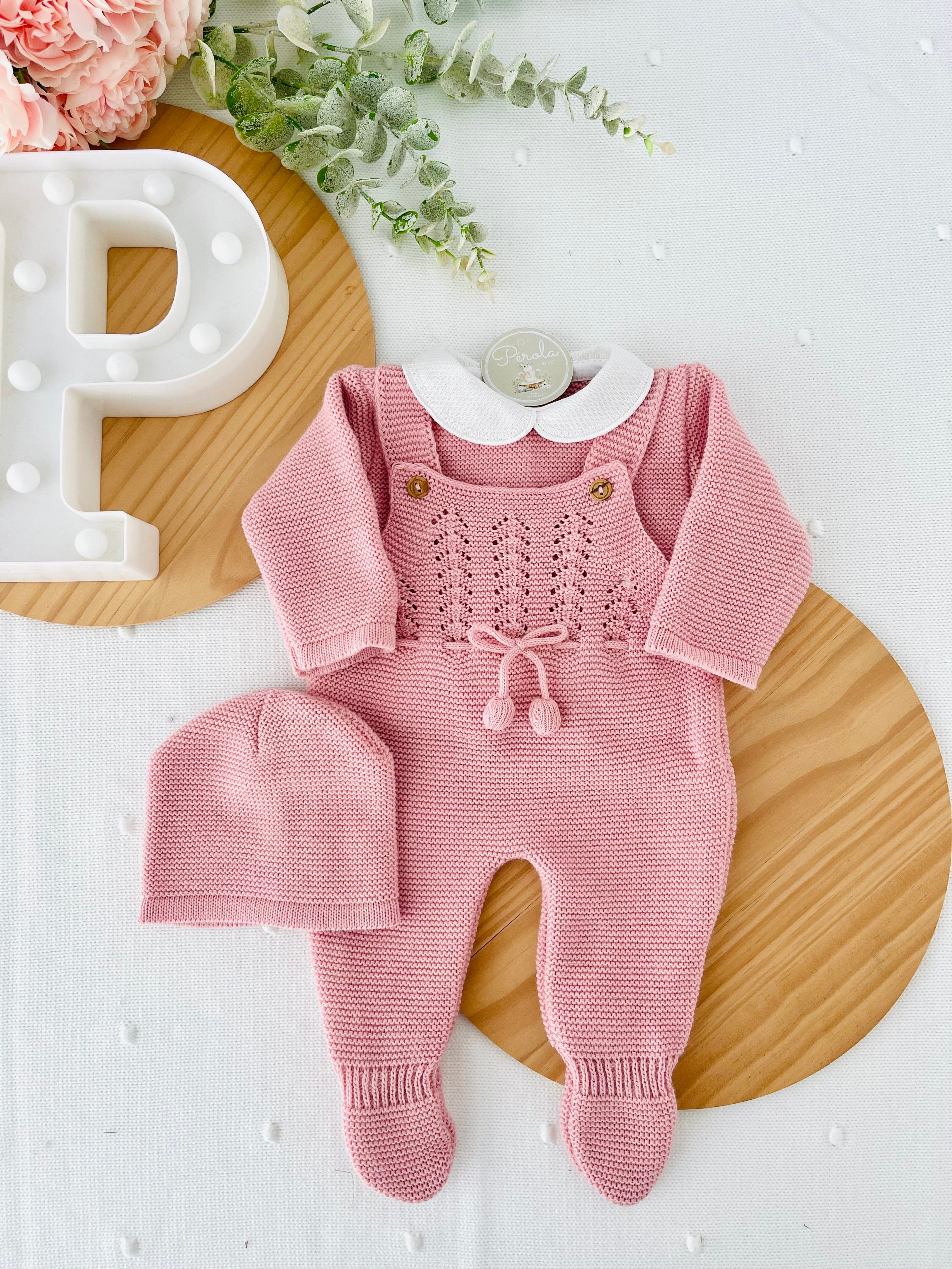 Saída de maternidade pompons