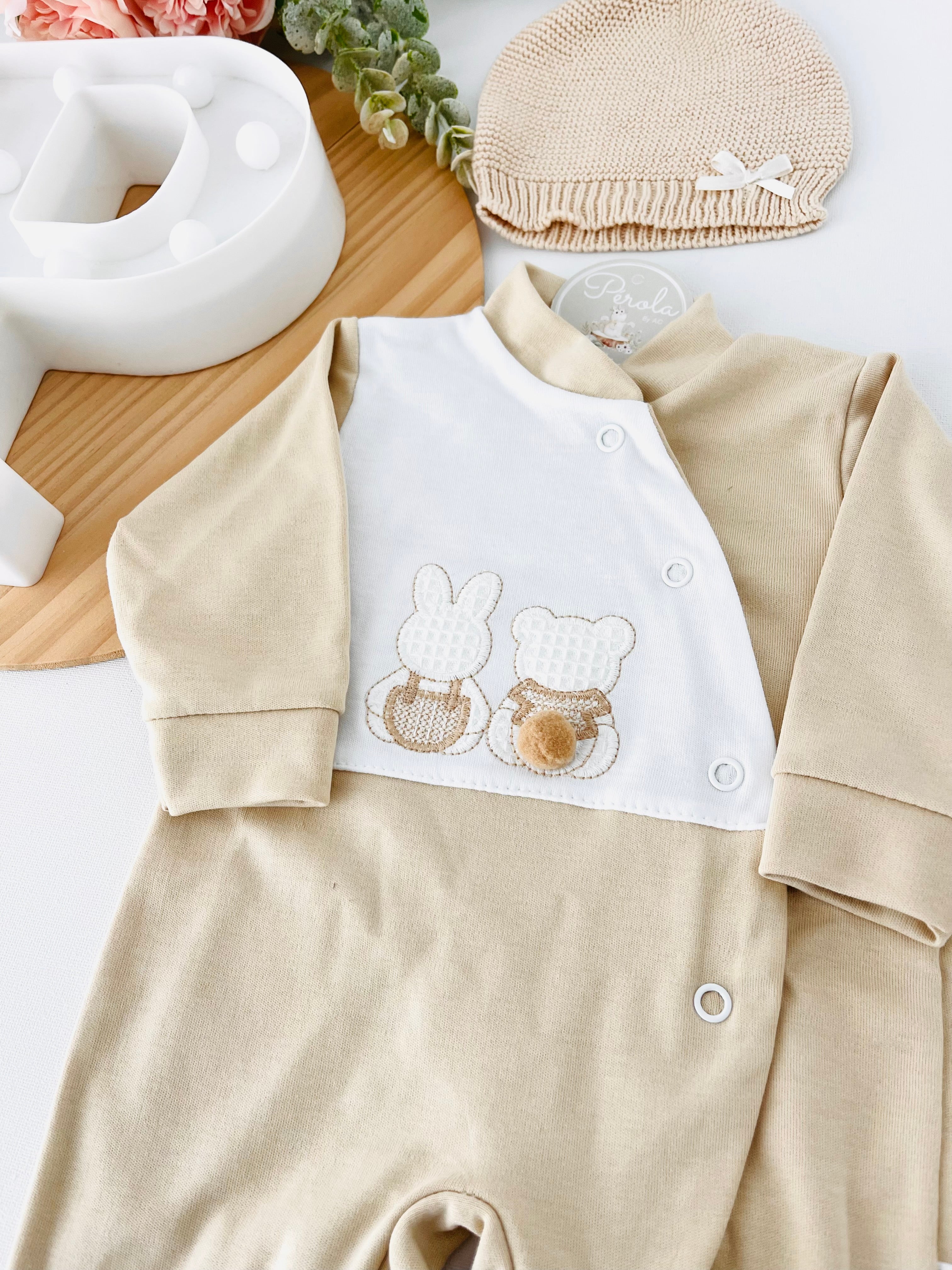 Babygrow amigos algodão