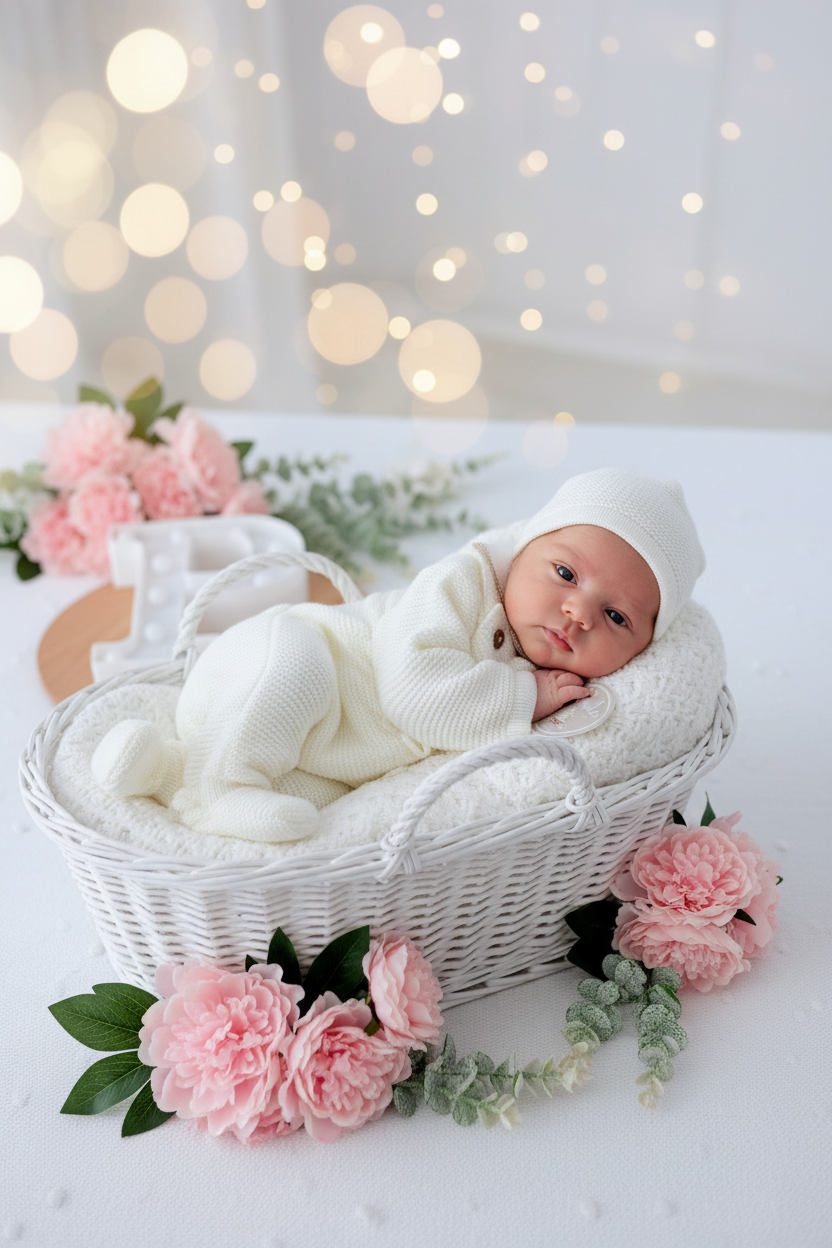 Saídas de maternidade: jardineiras, camisola e gorro outono inverno