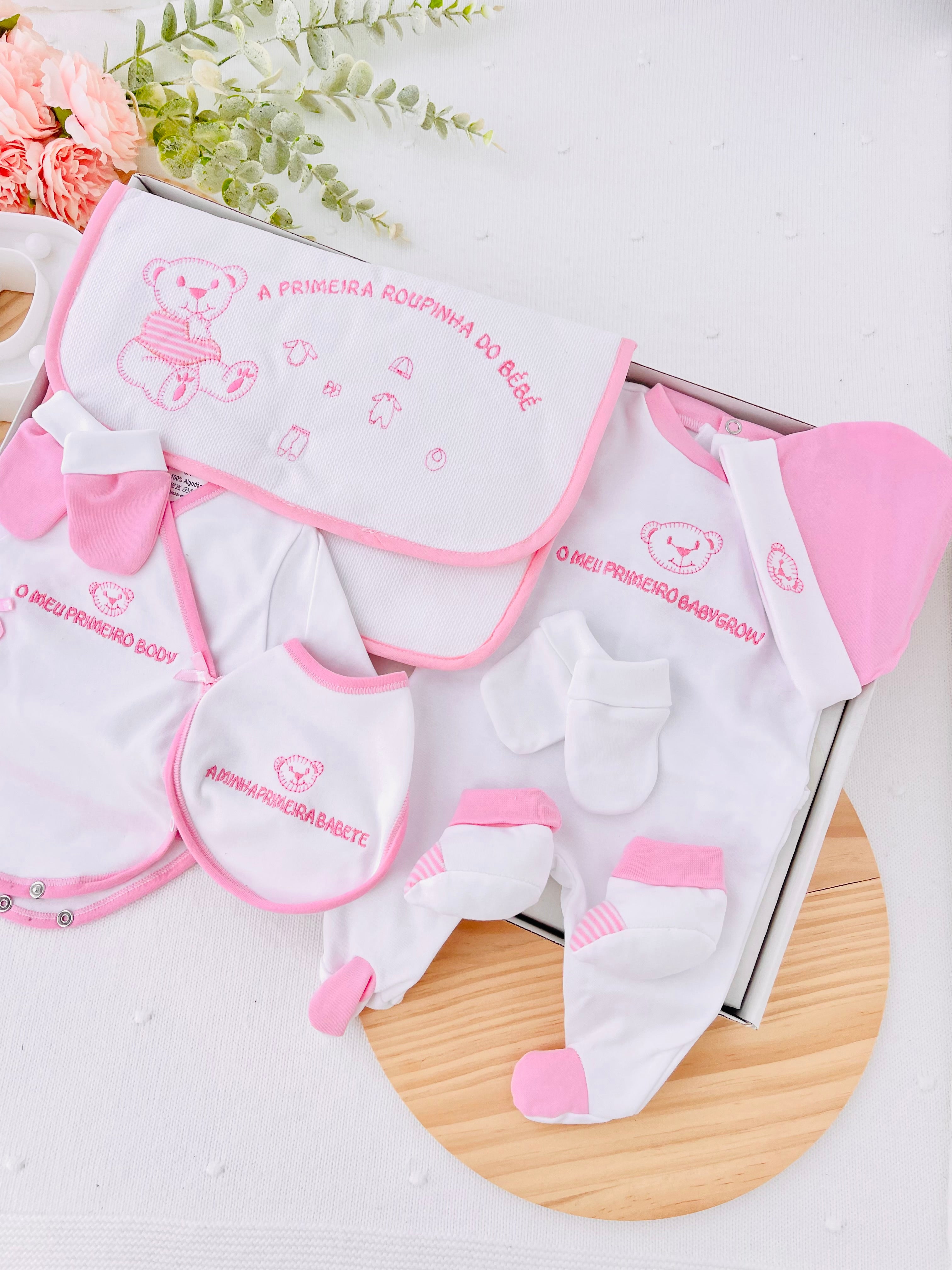 Conjunto primeira roupinha ALGODÃO
